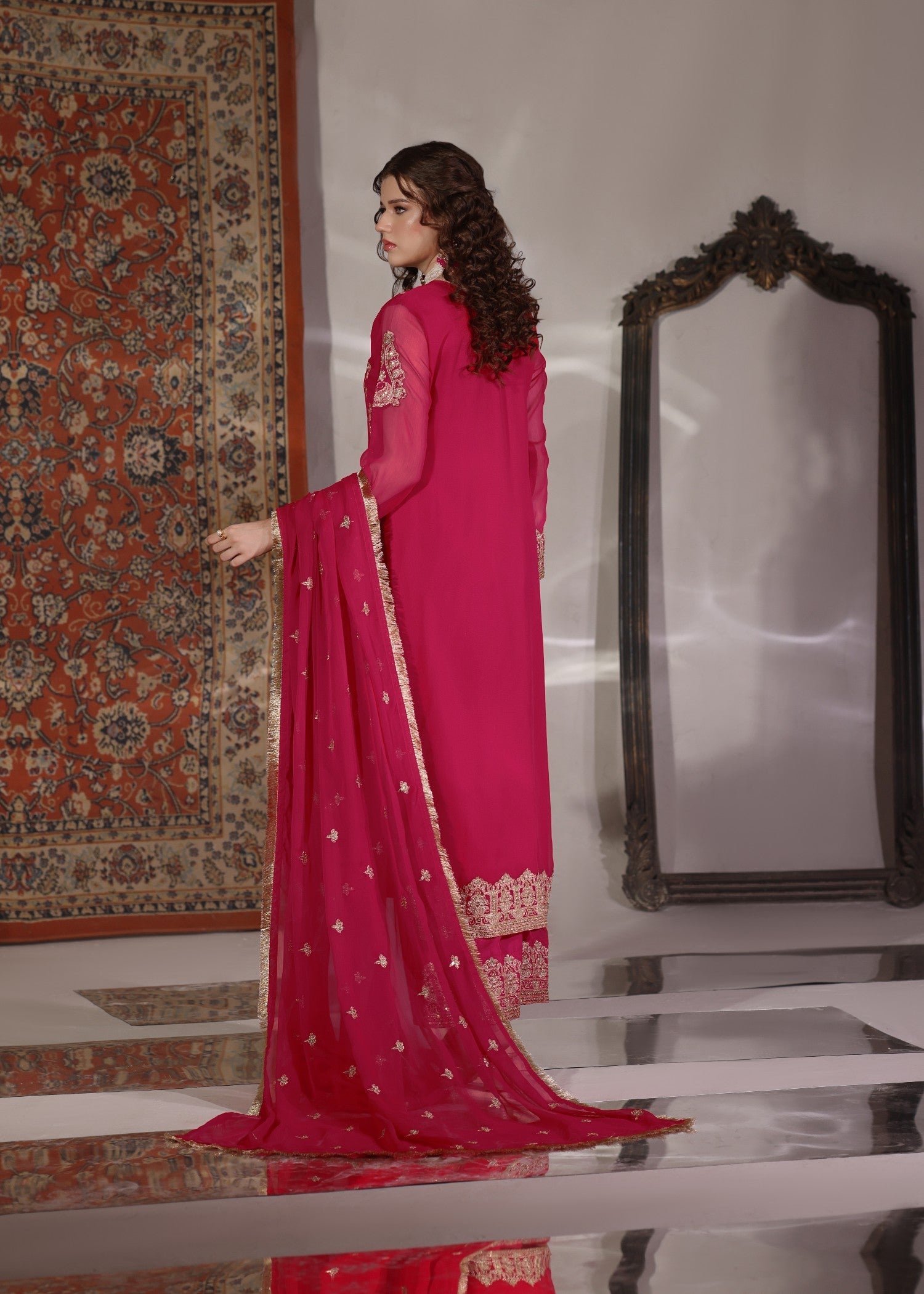 Abaan Zohan Andaz Pink Women 3pcs