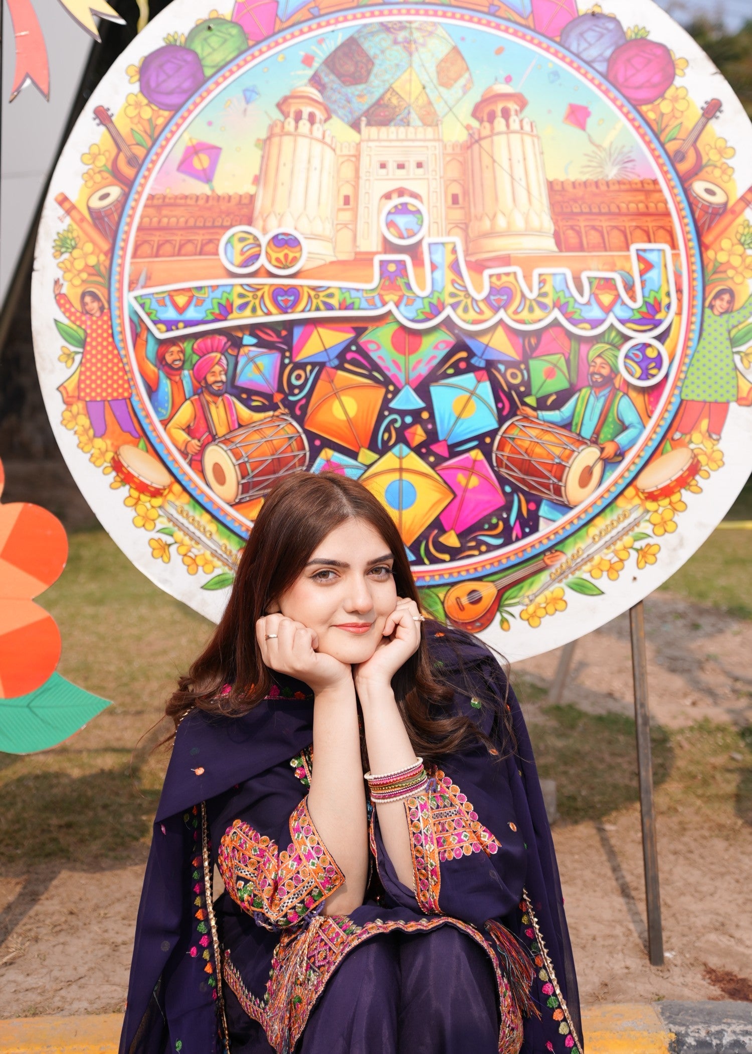 Rangoon Clothing Mulberry Blue Women 3pcs