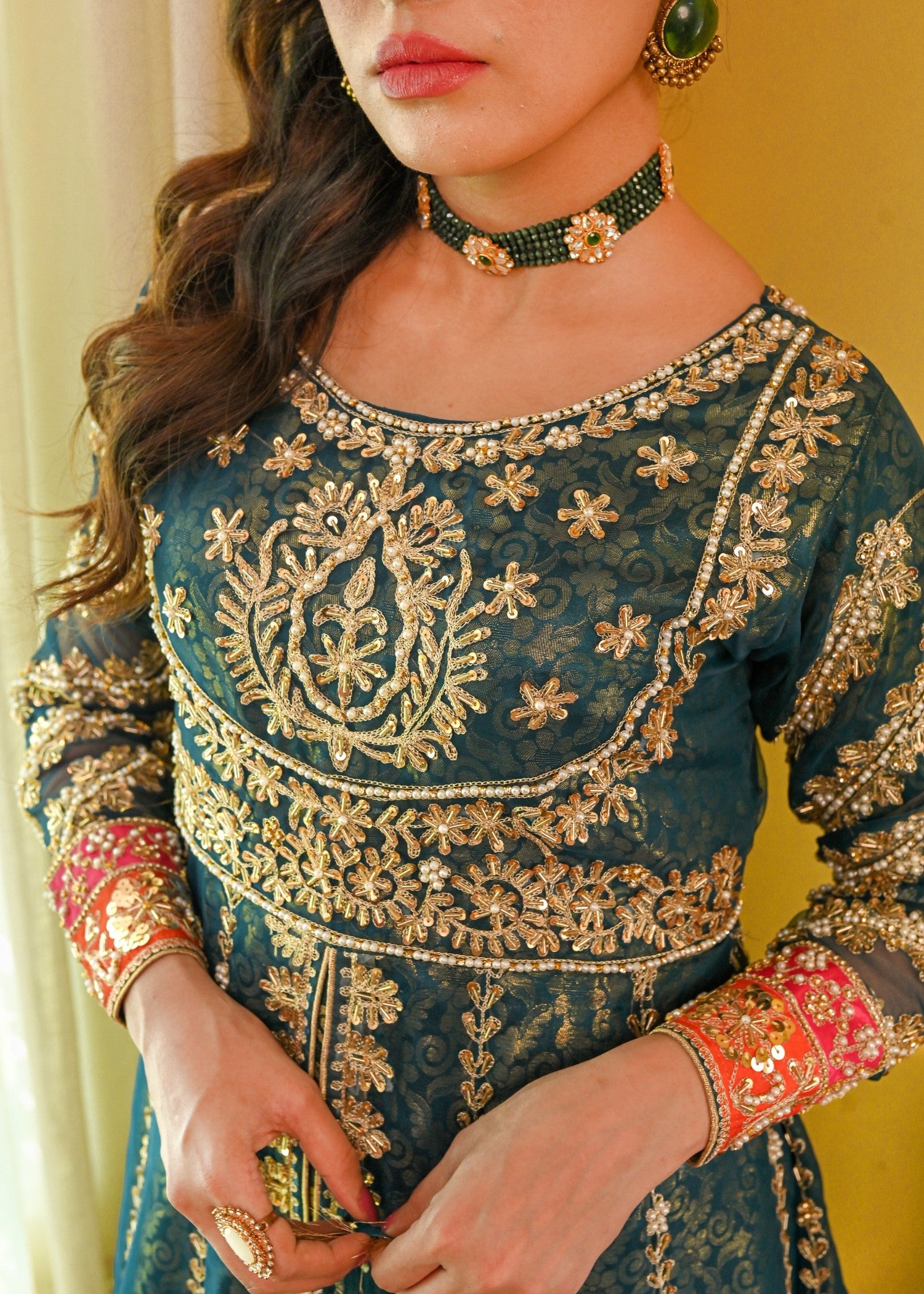 Ahmed Creations LAIBA TEAL Women 3pcs