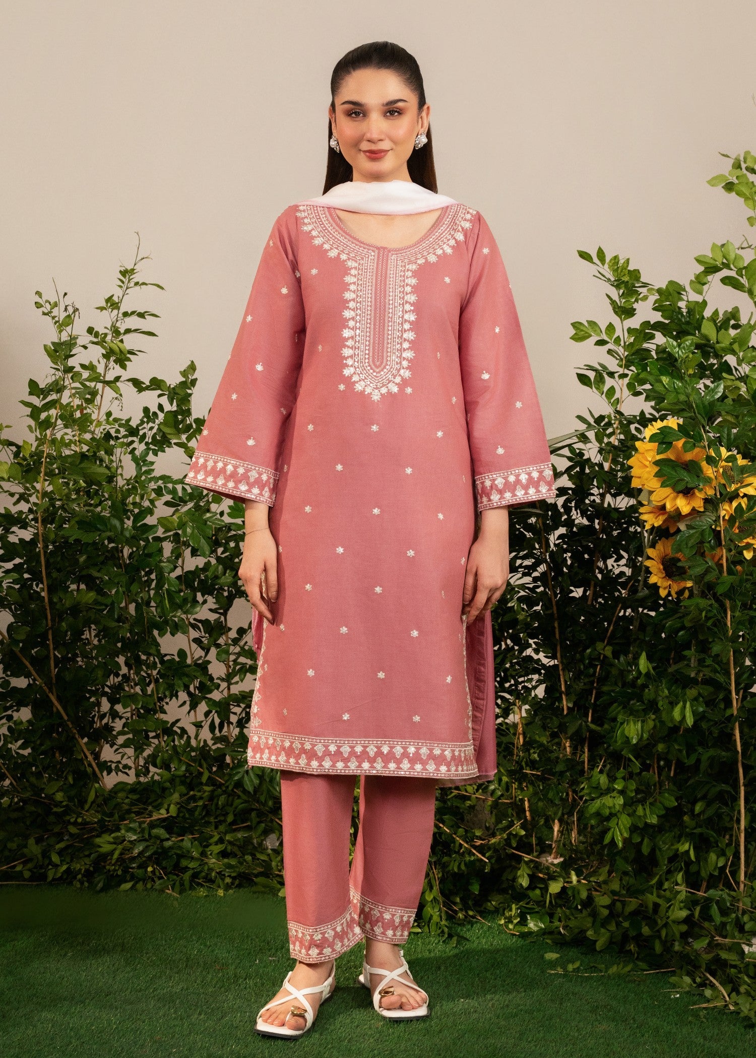Tehzeeb Libas BARBIEE EMBROIDERED Women 3pcs