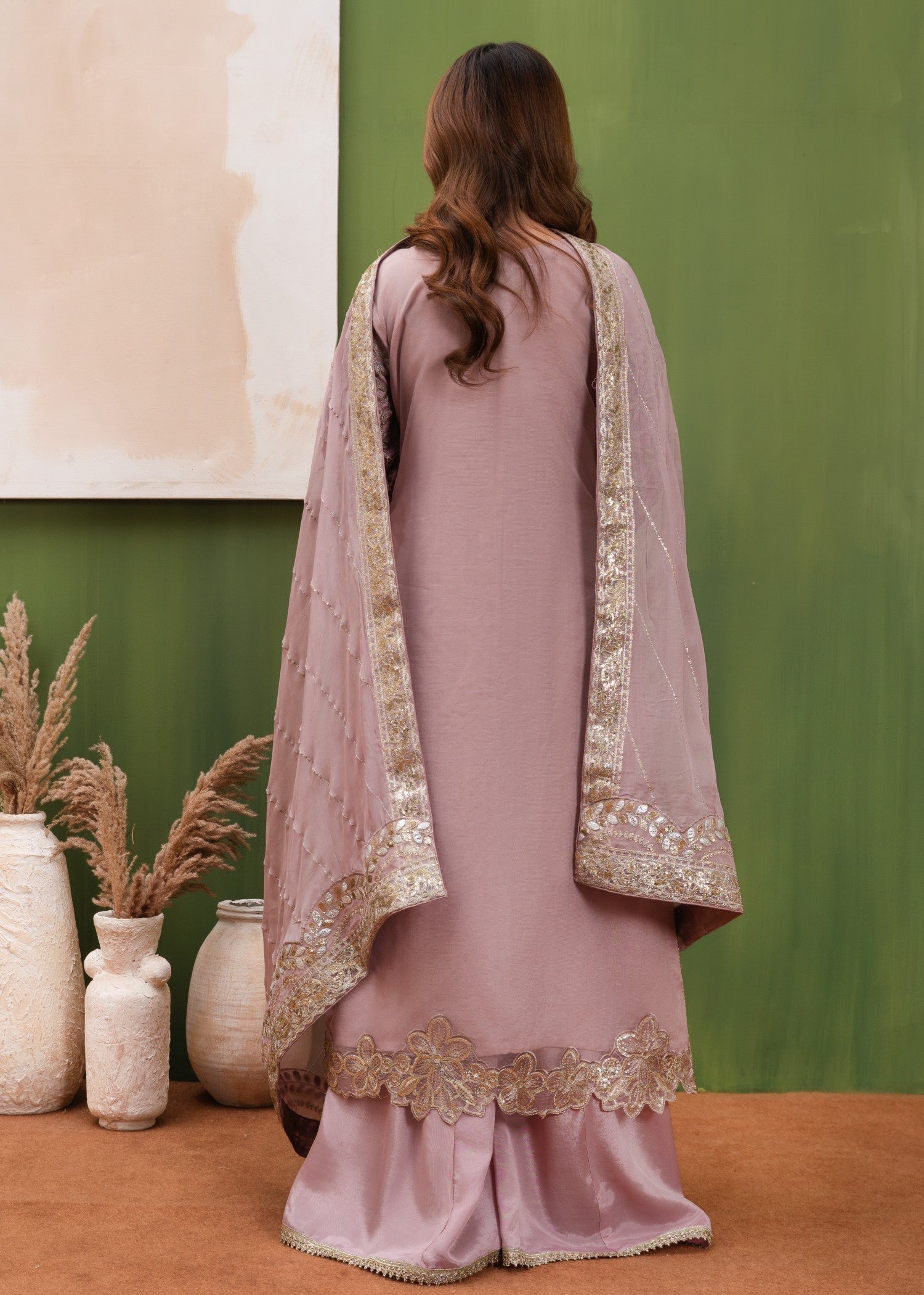 Sheen Creation SZ 1113 A LINE Mauve Women 4pcs