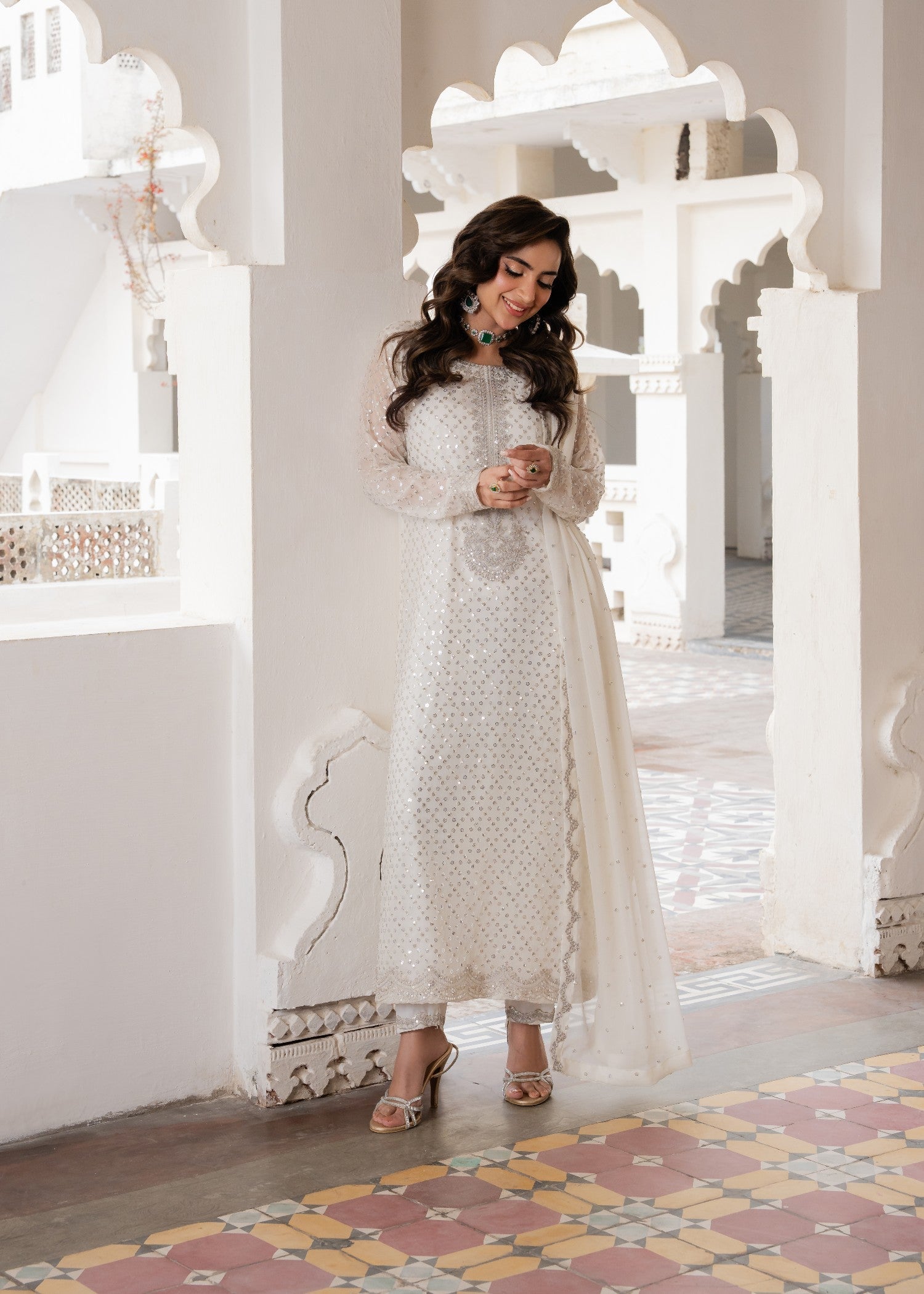 Agha Jaan NOOR Women 3pcs