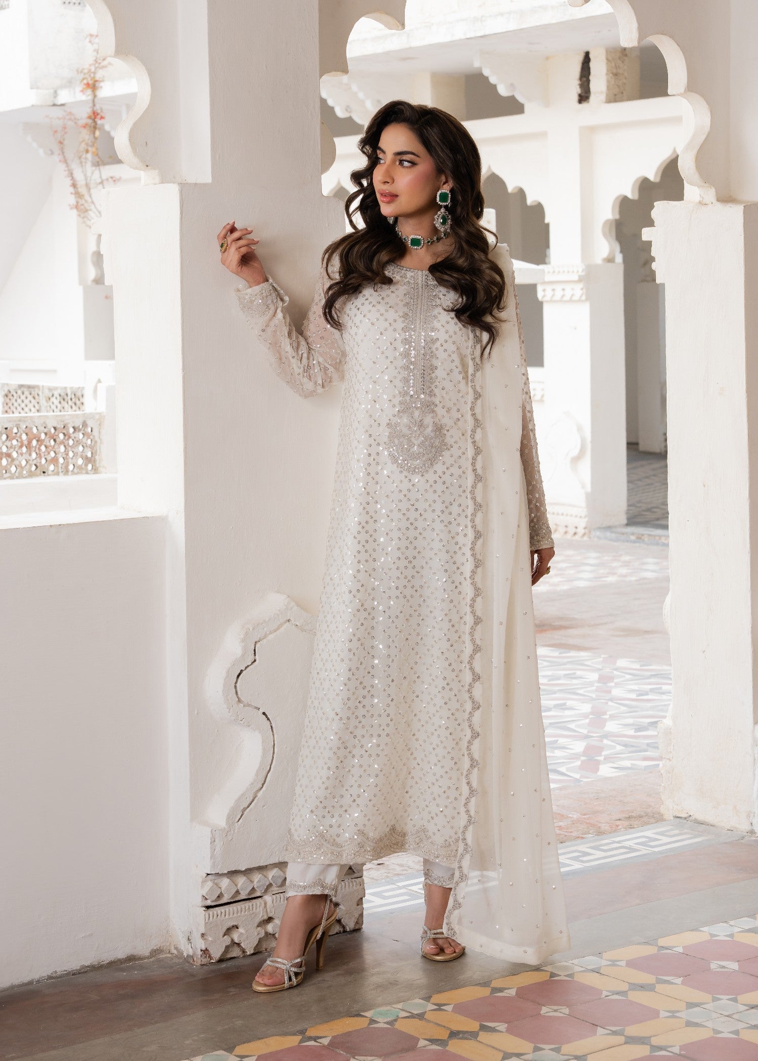 Agha Jaan NOOR Women 3pcs