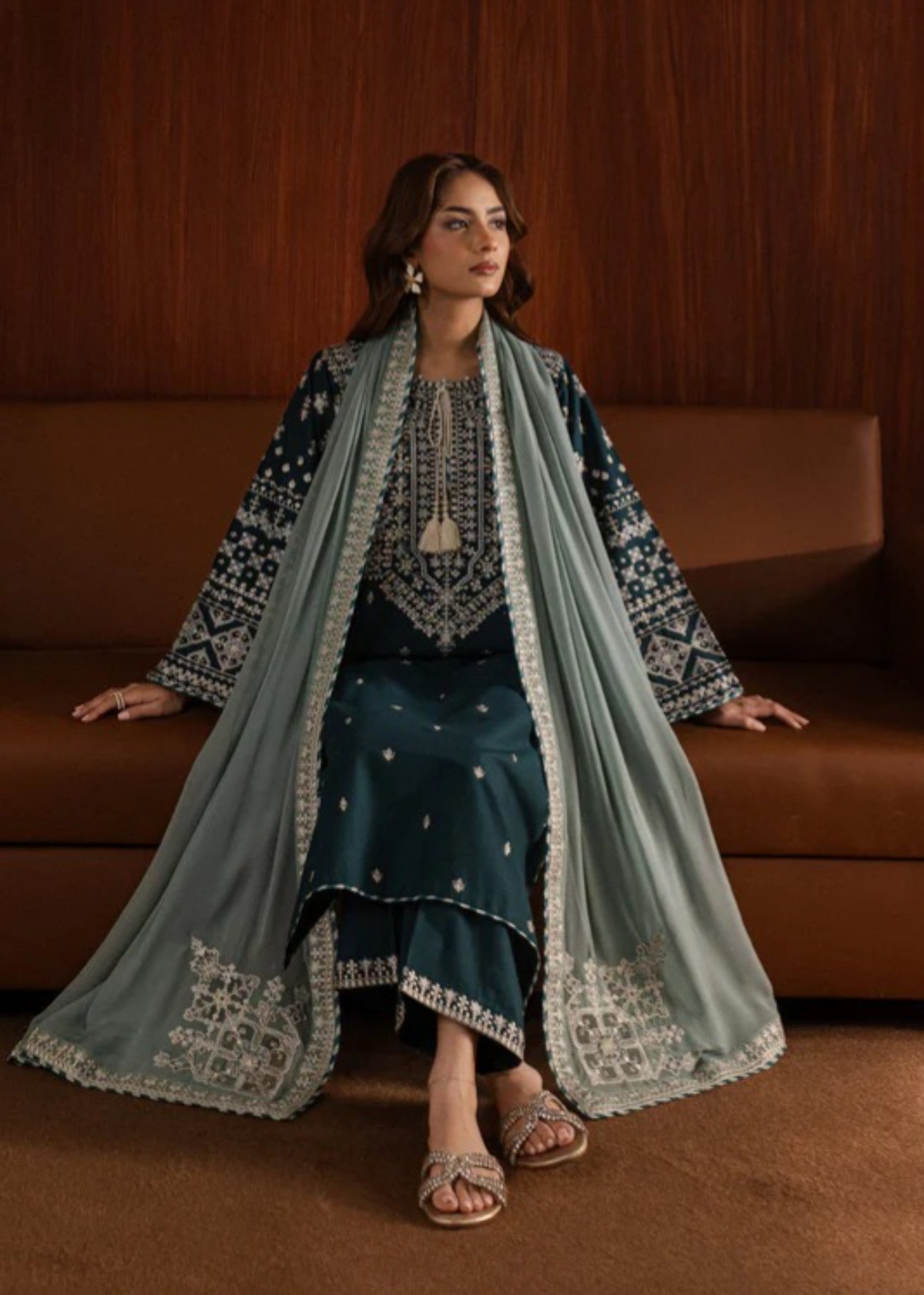 Chaudhary Arts Arzu Embroidered Khadar Women 3pcs