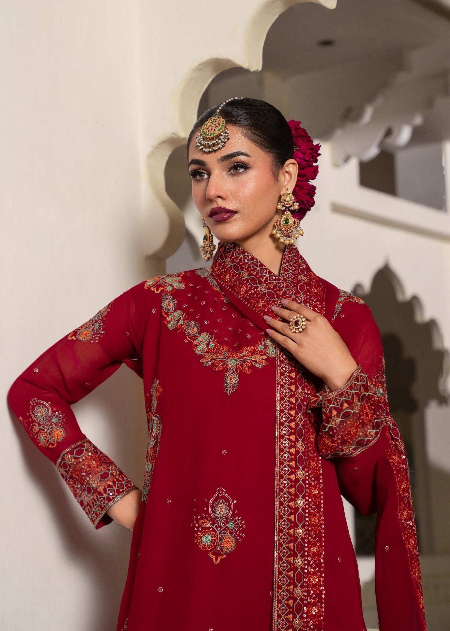 Agha Jaan SURKHAAB Women 3pcs