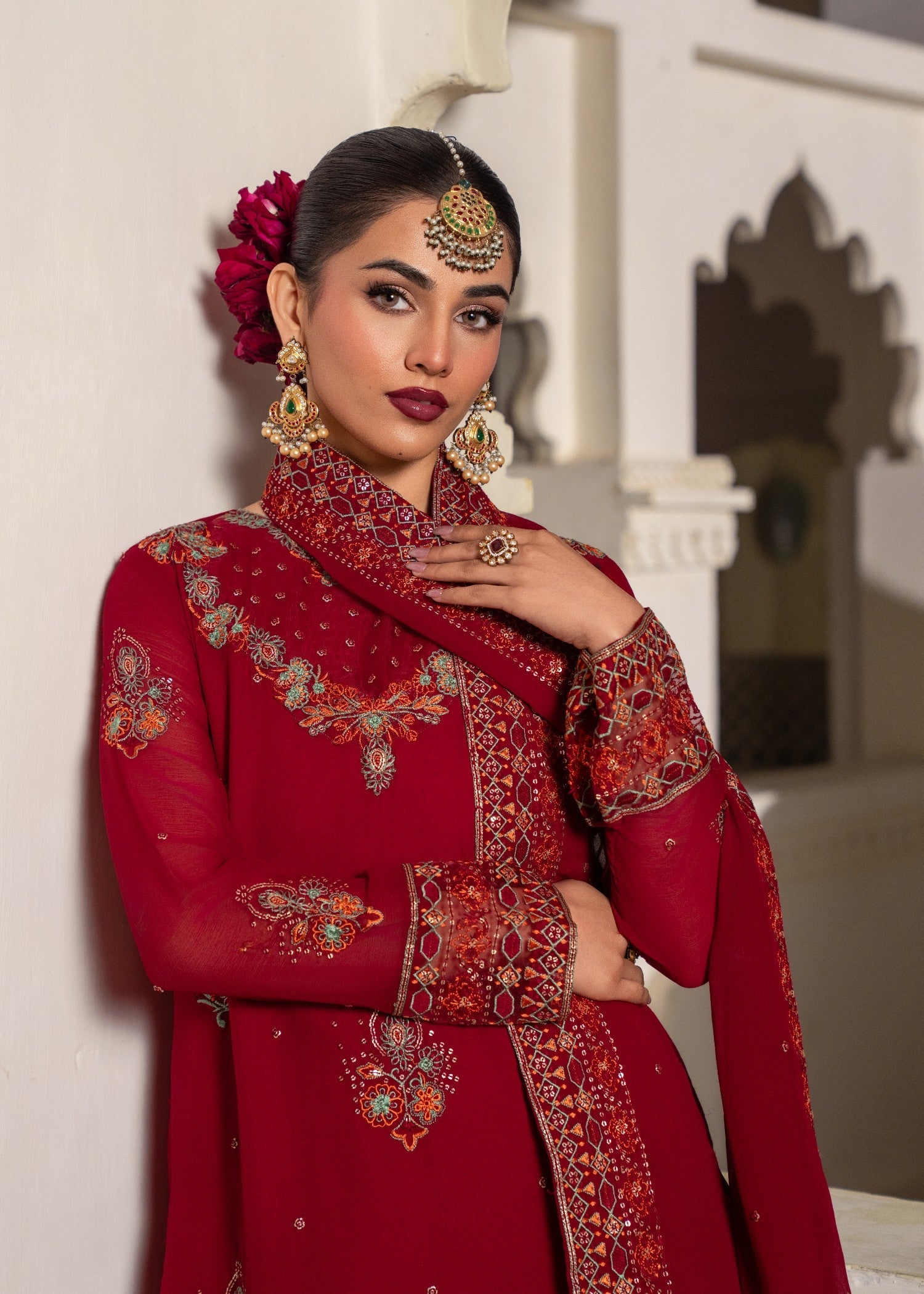 Agha Jaan SURKHAAB Women 3pcs