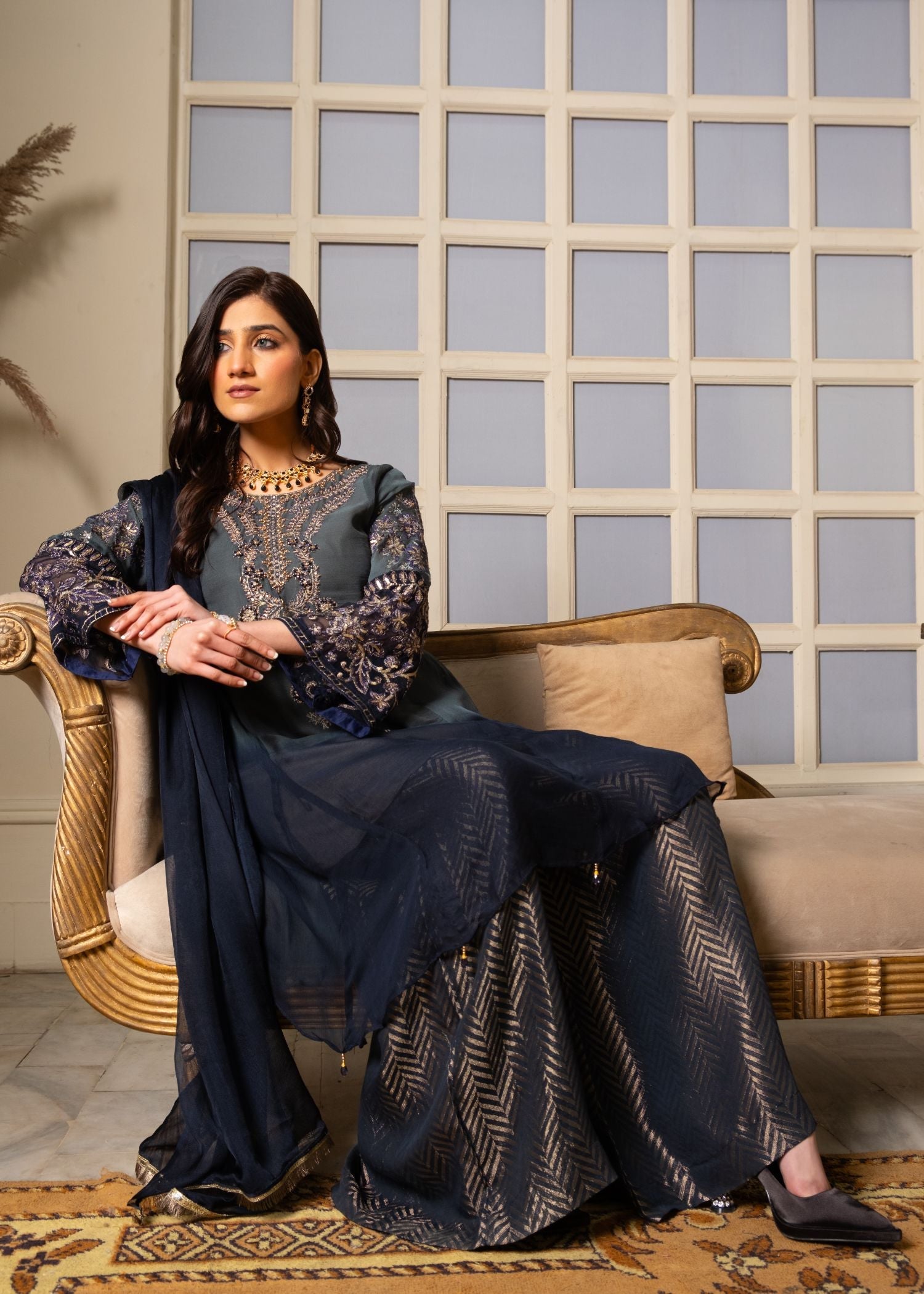Pehnawa By Bin Akram’s TWILIGHT ELEGANCE CHIFFON Women 3pcs