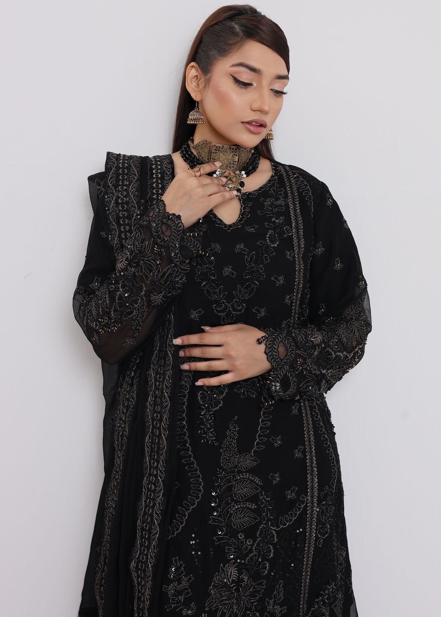 Style Saga 2176 Black Women 4pcs