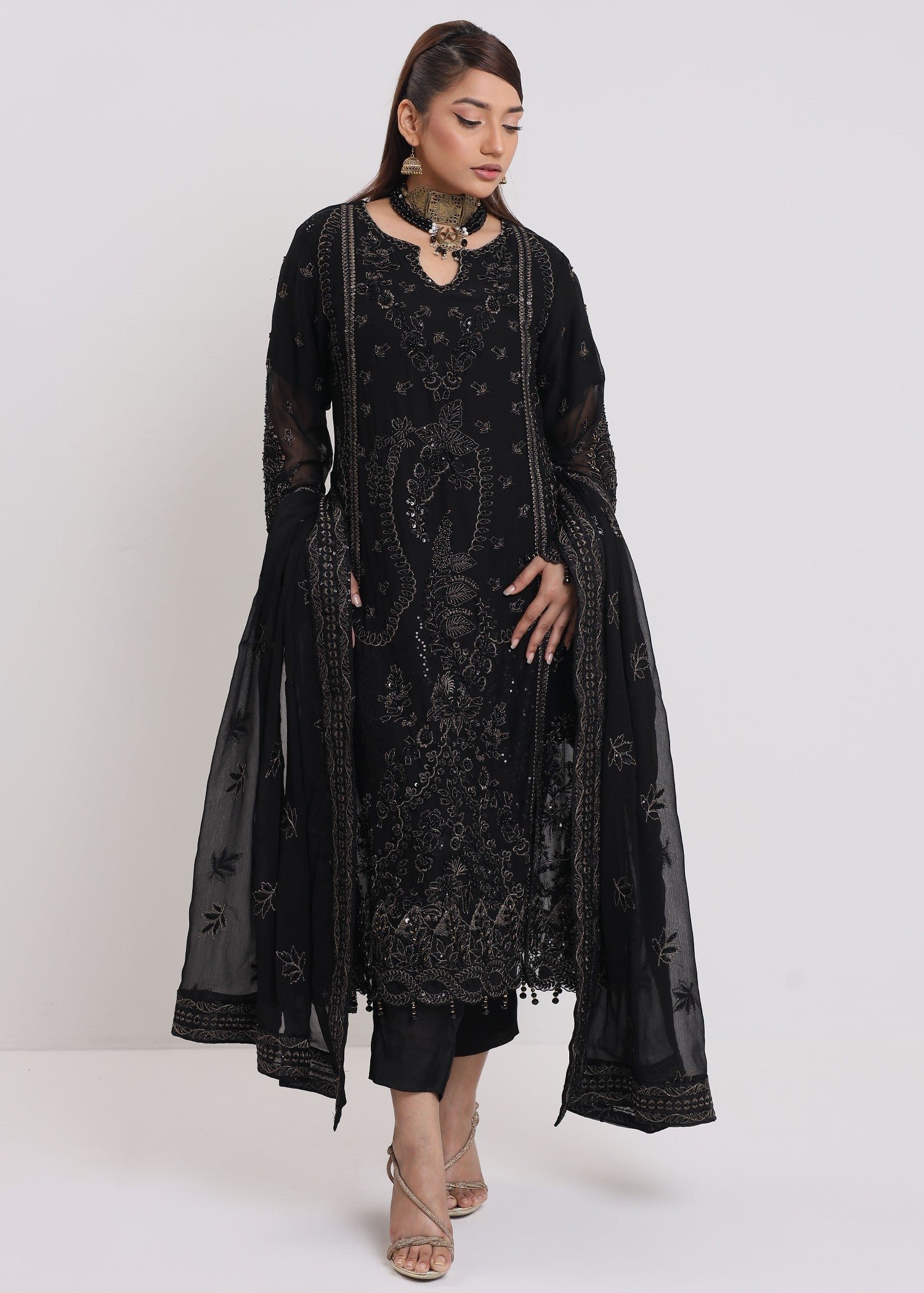 Style Saga 2176 Black Women 4pcs