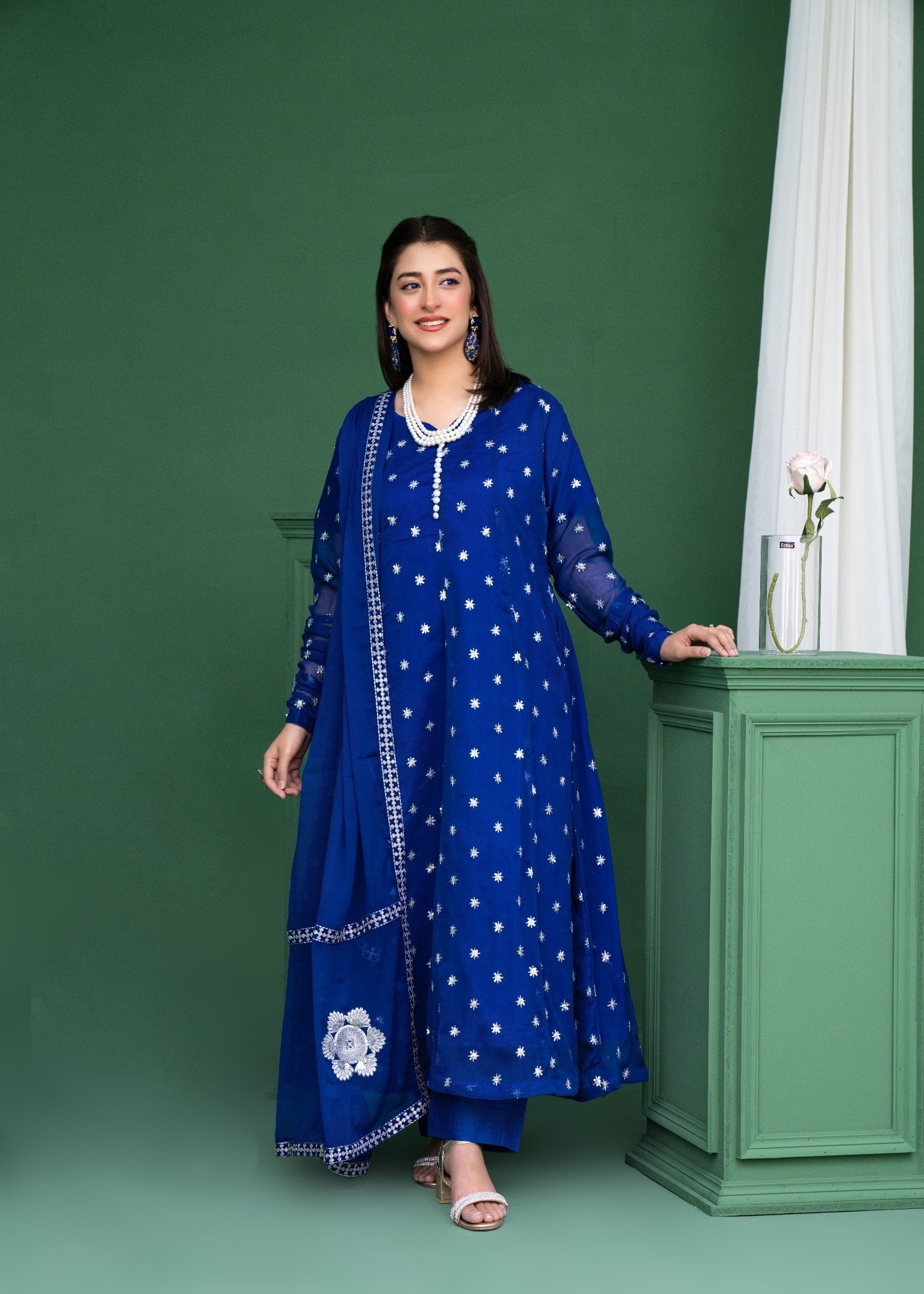 Style Saga 2178 Ink Blue Women 3pcs