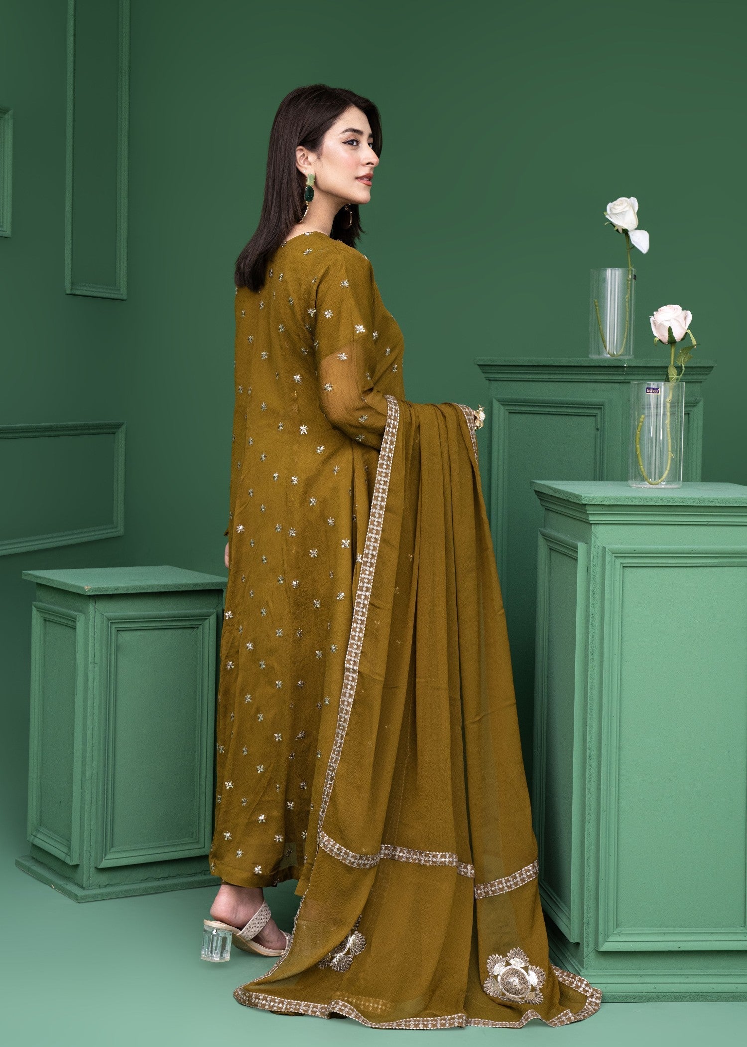 Style Saga 2178 Olive Women 3pcs