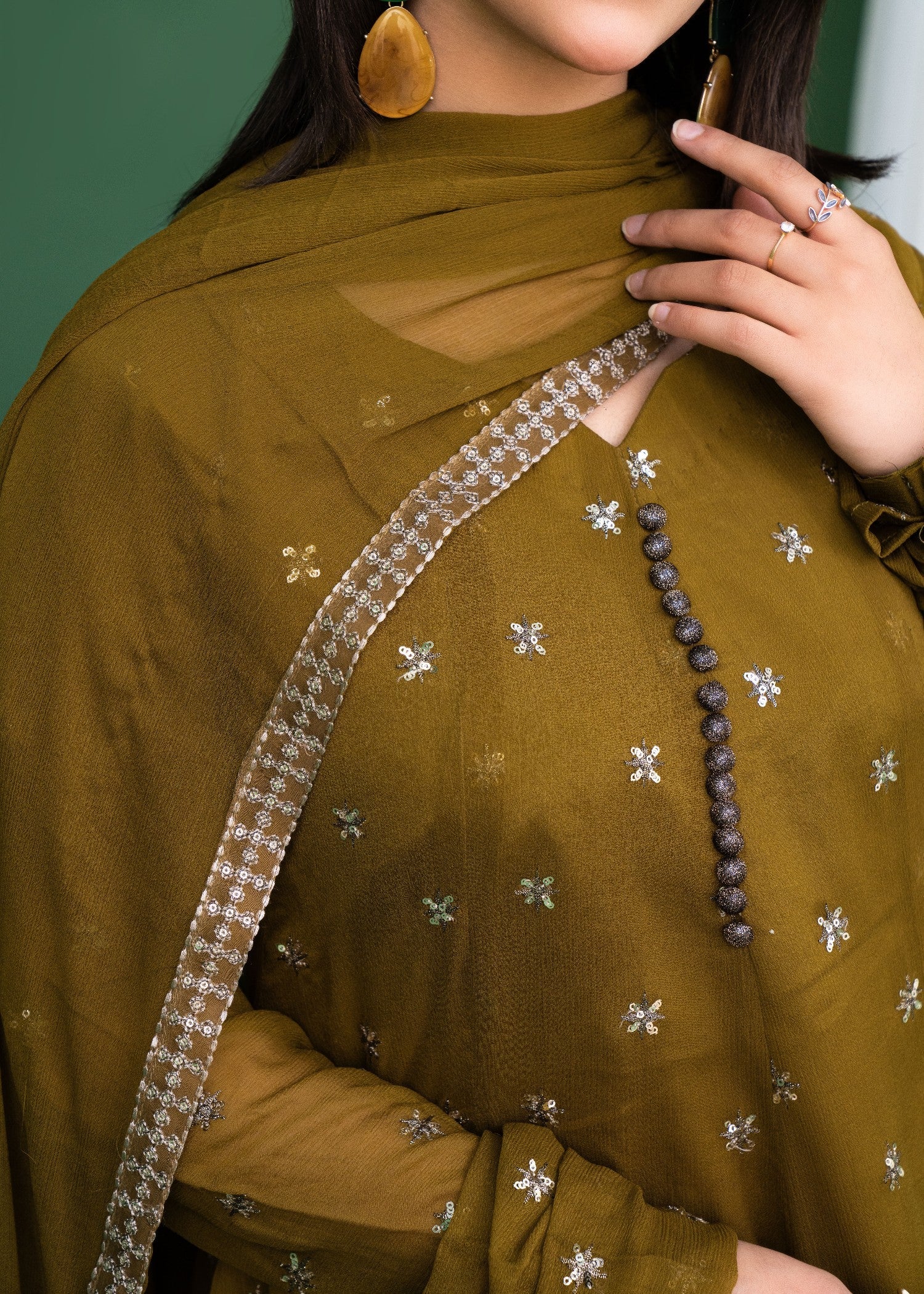 Style Saga 2178 Olive Women 3pcs