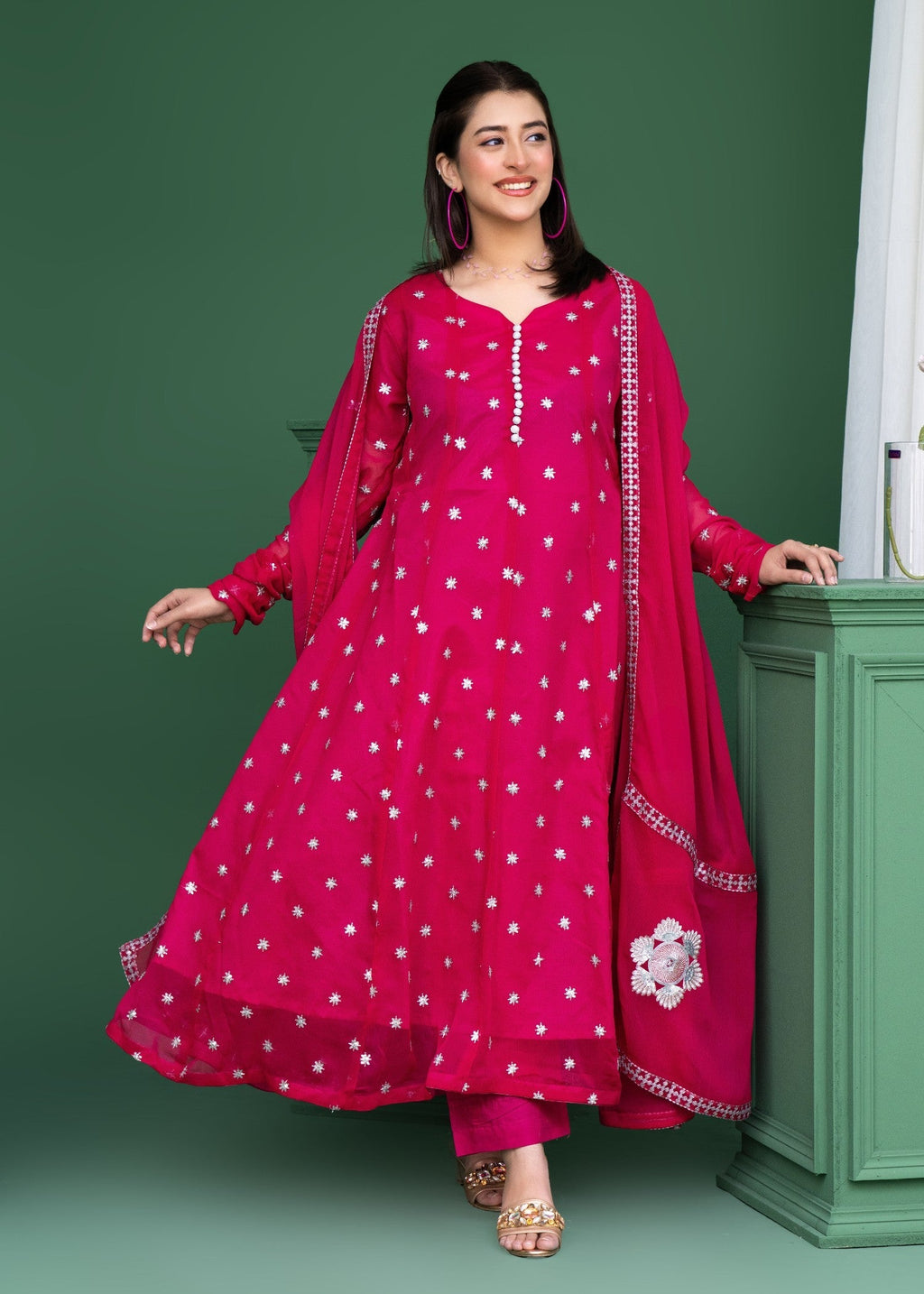Style Saga 2178 Hot Pink Women 3pcs