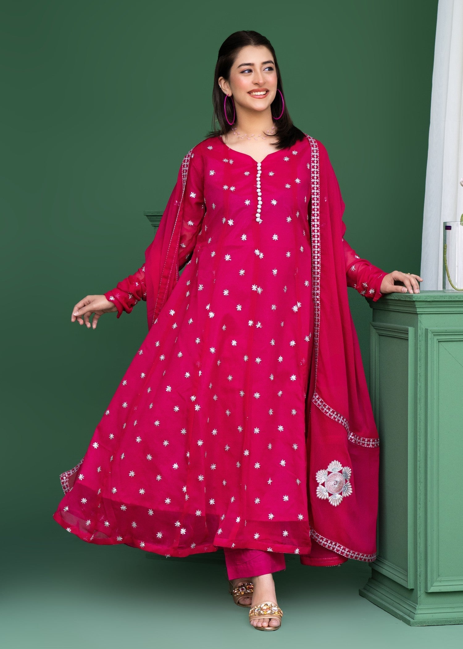 Style Saga 2178 Hot Pink Women 3pcs
