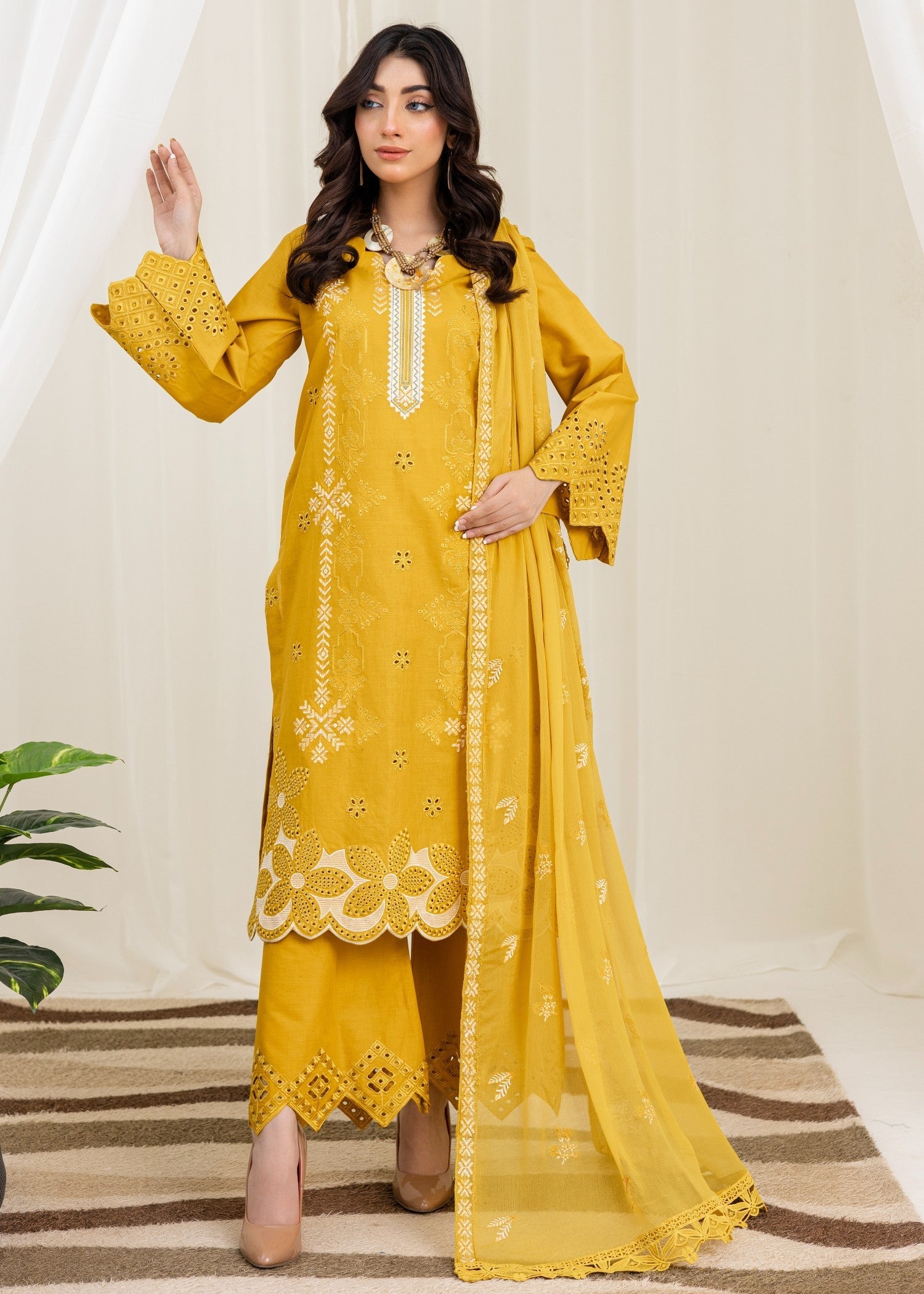 Style Saga 2226 Yellow Women 3pcs