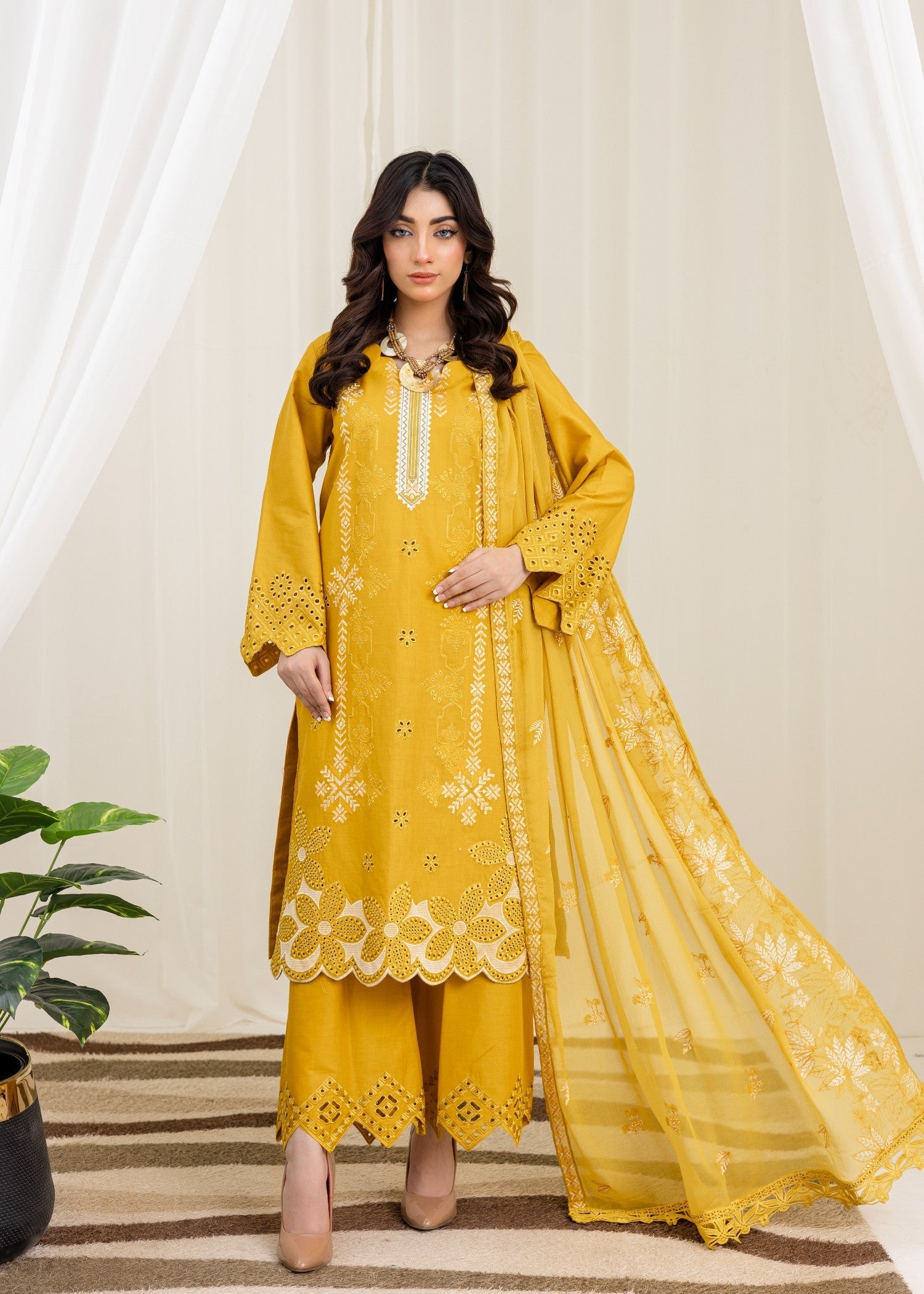Style Saga 2226 Yellow Women 3pcs