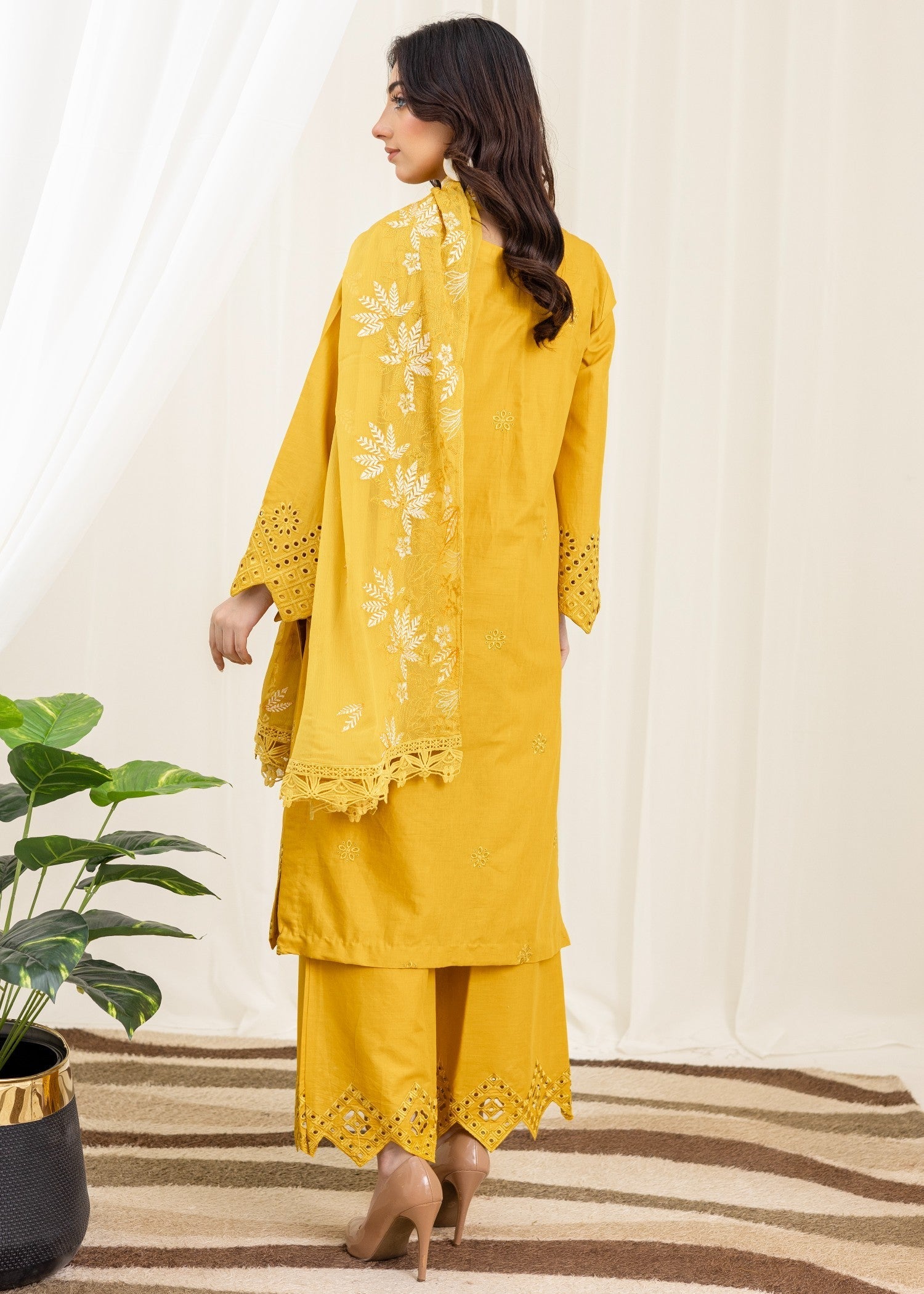 Style Saga 2226 Yellow Women 3pcs