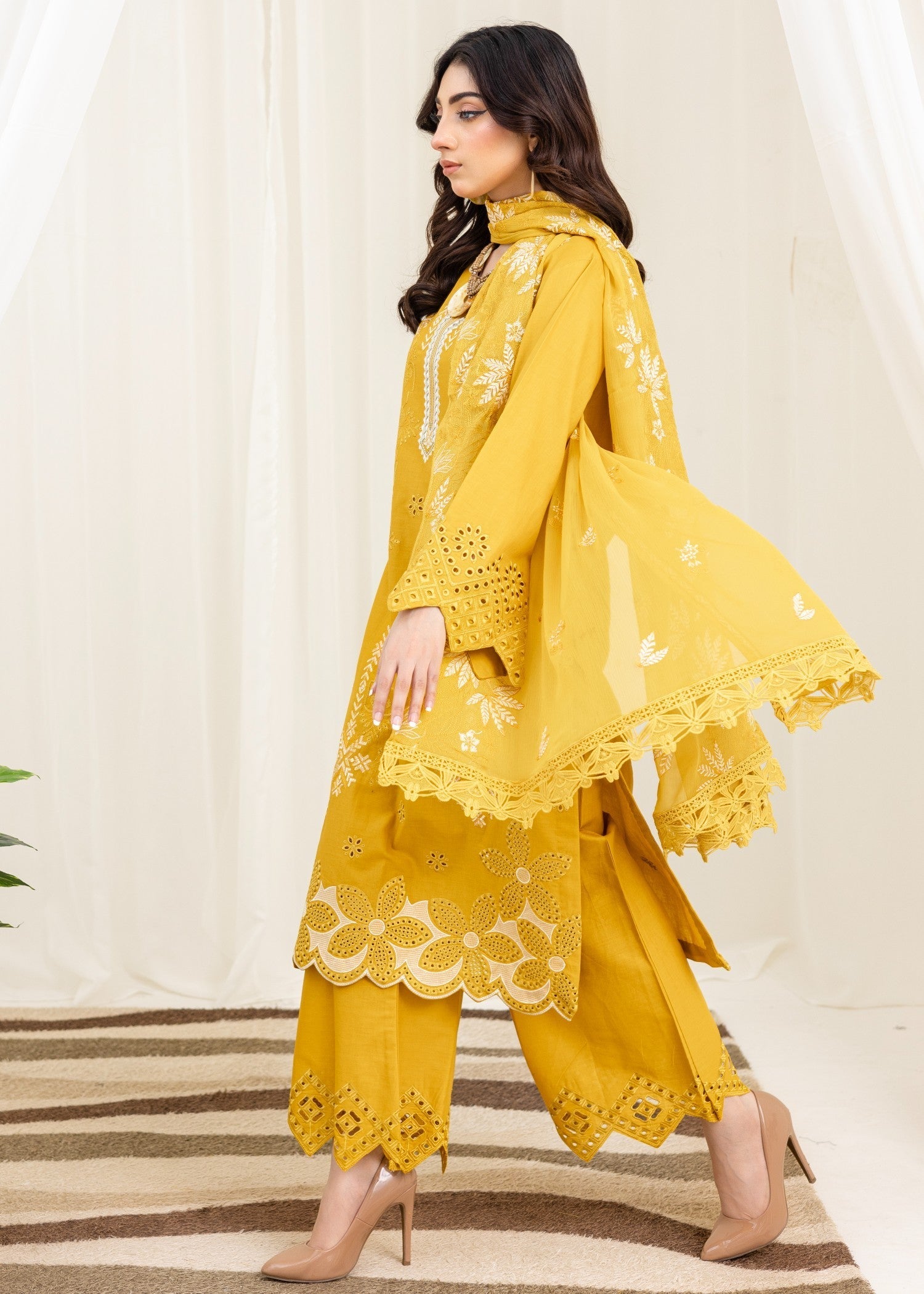 Style Saga 2226 Yellow Women 3pcs
