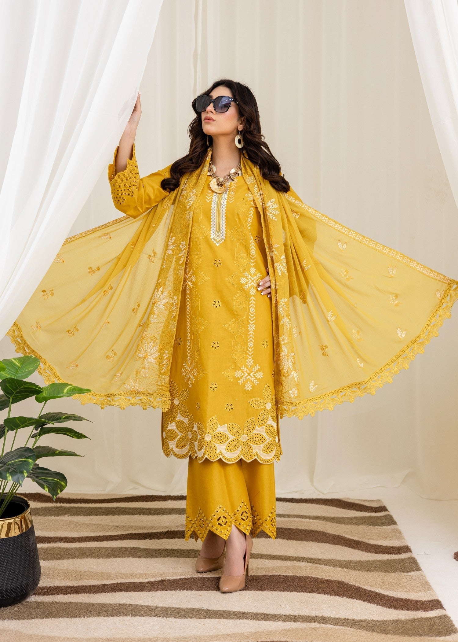 Style Saga 2226 Yellow Women 3pcs
