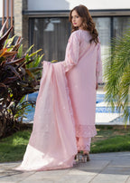 Suits By Sadia BABYPINK CHIKANKARI LAWN Women 3pcs
