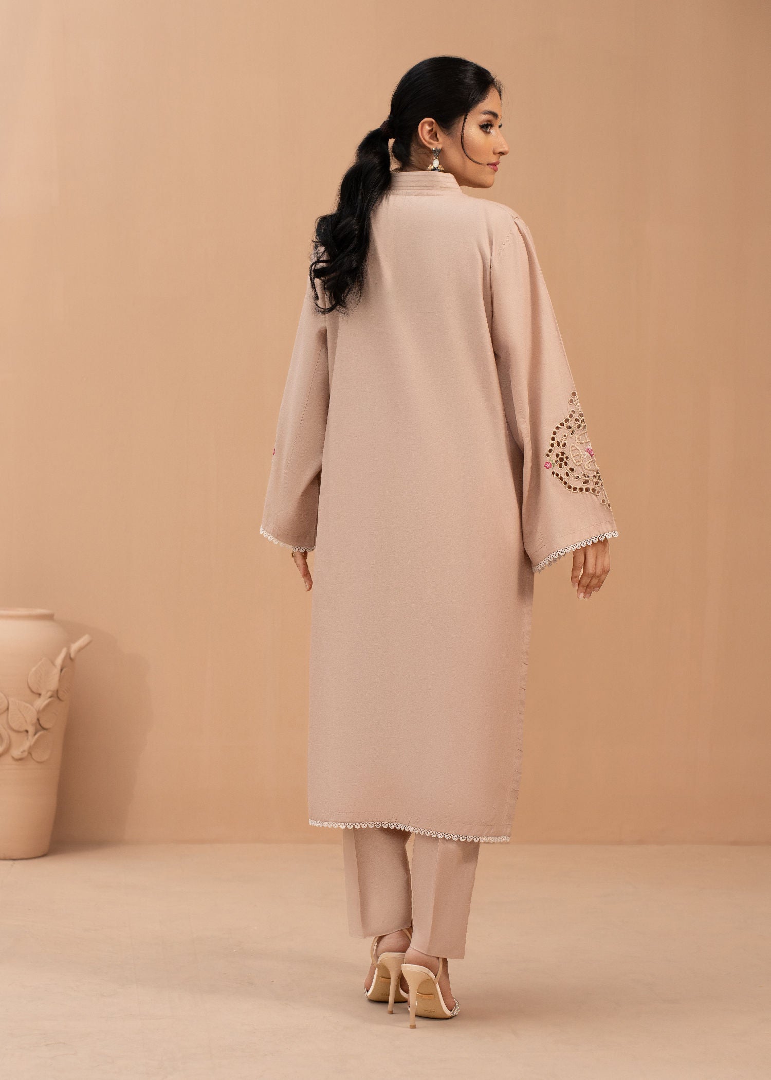 Sahibas By Mirza Wave (Beige) Women 2pcs