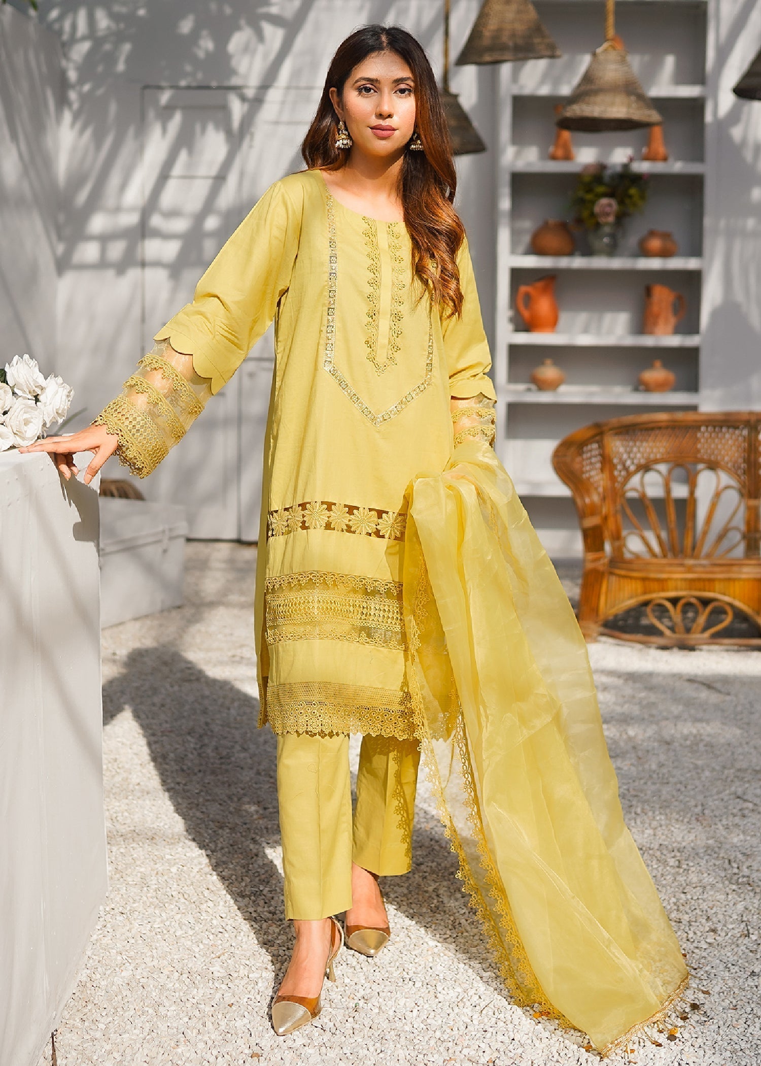 Tassawur Olive Blush Women 3pcs