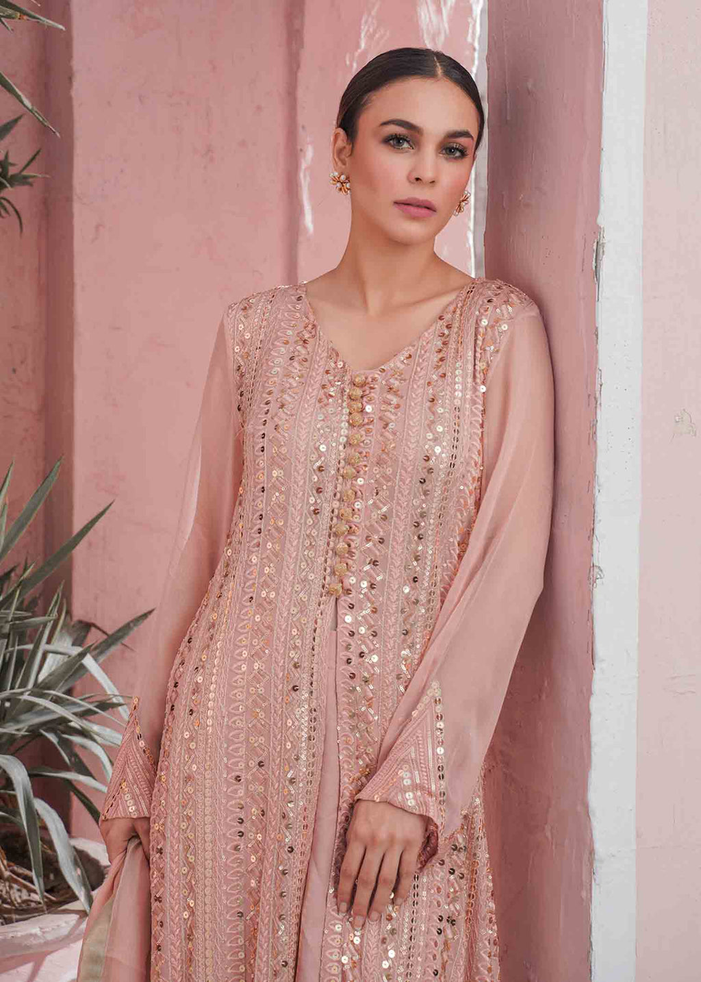 Rang-e-Haya Ufaq / Light Peach Women 4pcs