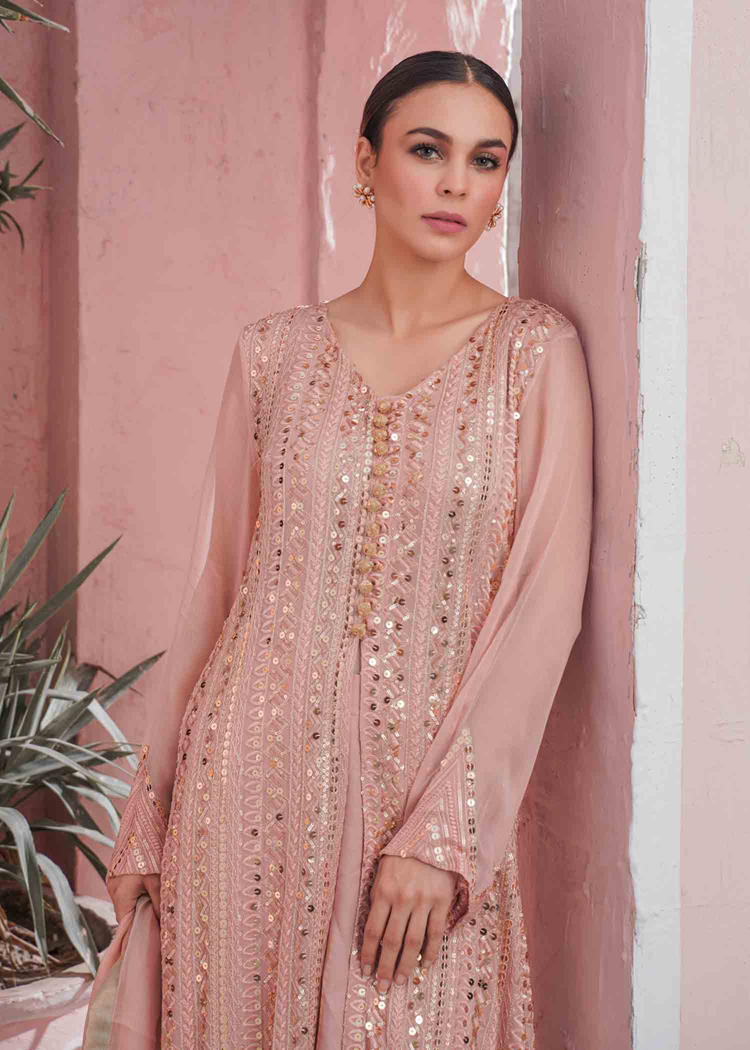 Rang-e-Haya Ufaq / Light Peach Women 4pcs