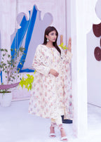 Alsiyab Floretta White Women 3pcs