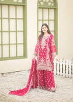 Rangoon Clothing Safeen HotPink Women 3pcs