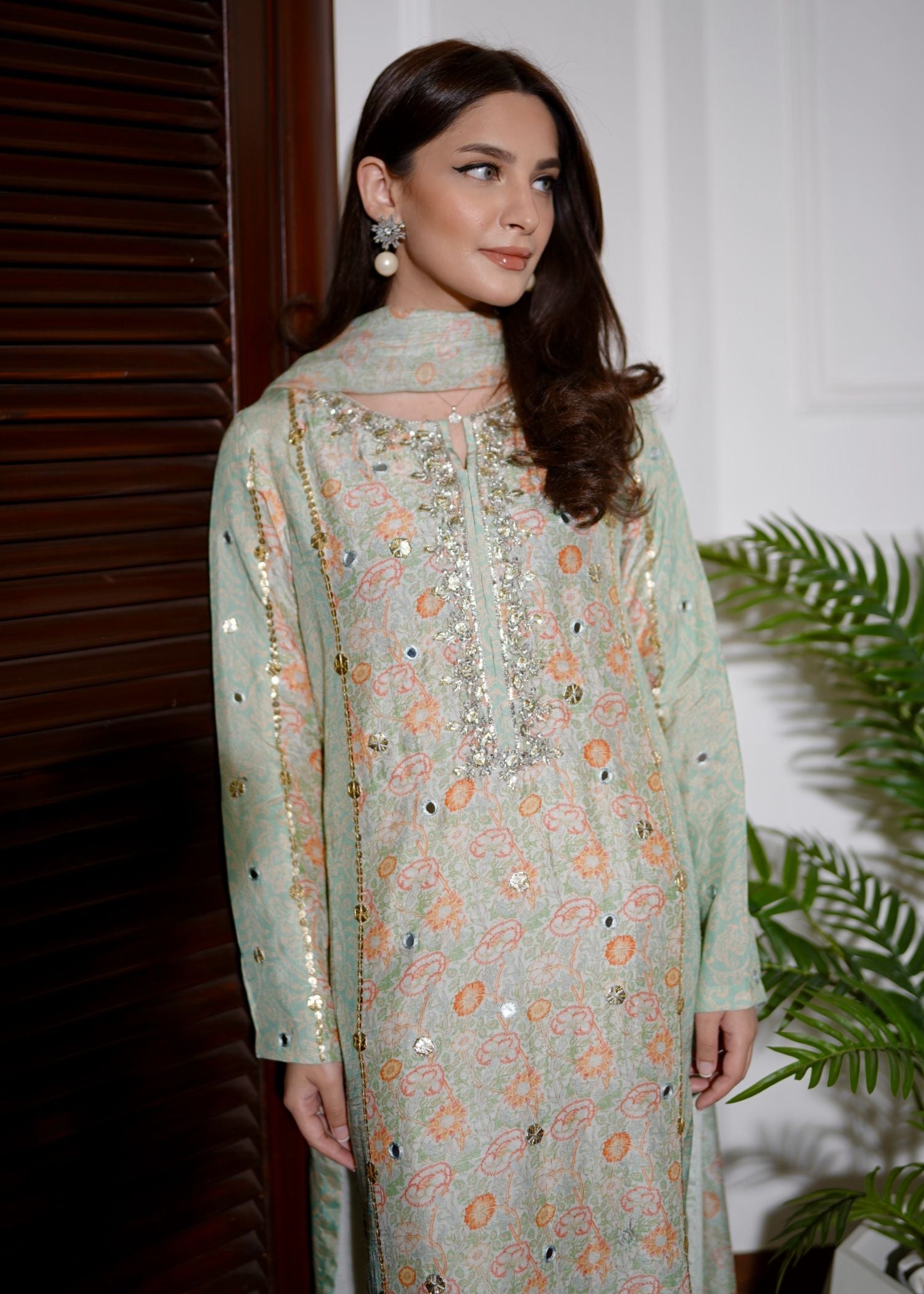 Hues Atelier Gota Floral Printed Fit Women 3pcs