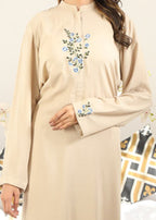 Najia Zia SAND EMBROIDERED SUIT (STITCHED) Women 2pcs