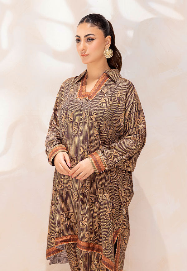 Safwa Printed I STITCHED Women 2pcs