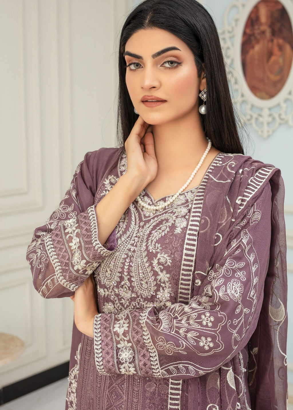 Pehnawa By Bin Akram’s MUAVE WHISPERS Women 3pcs