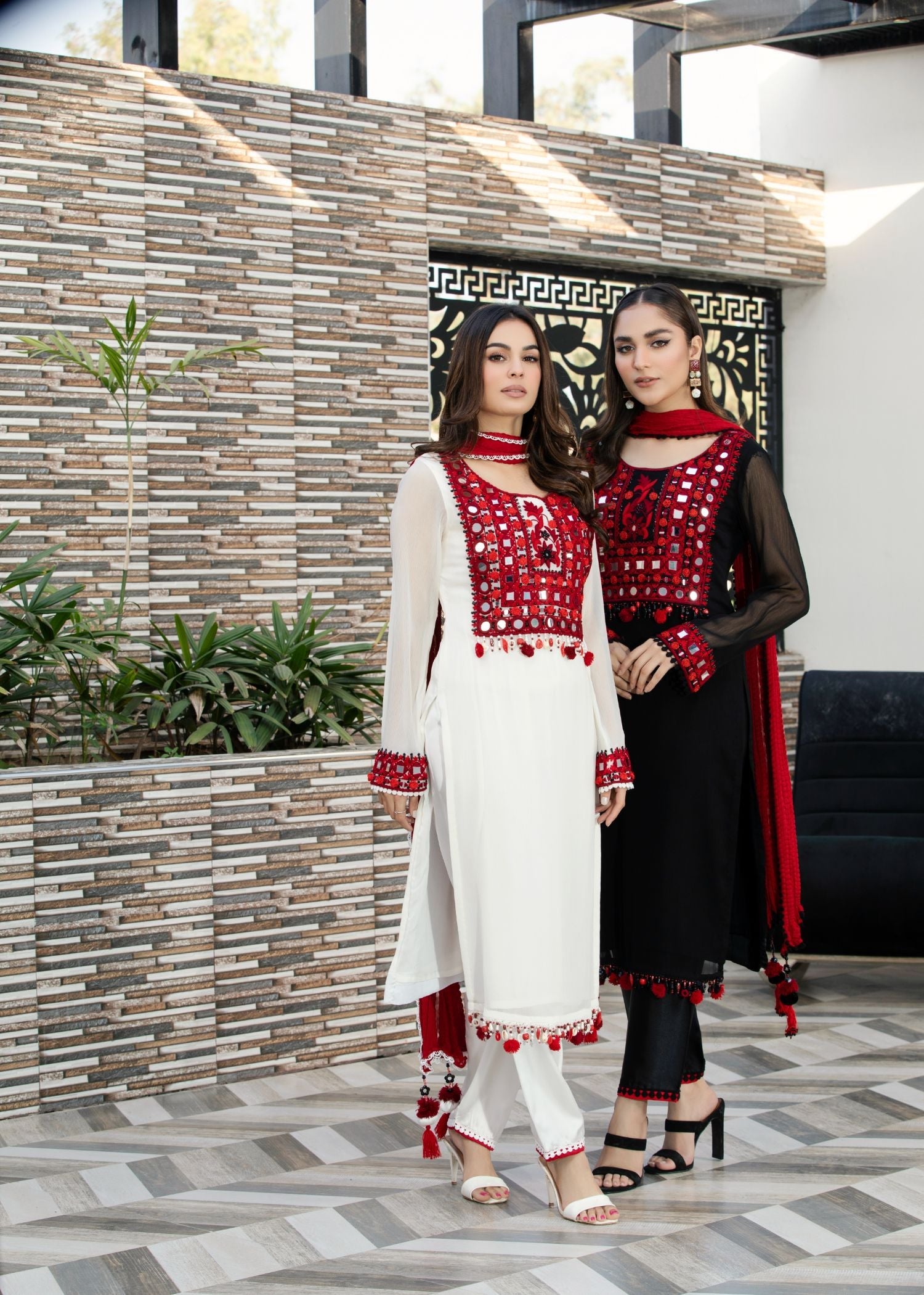 Khuda Baksh Creations Z 297 Black Women 4pcs