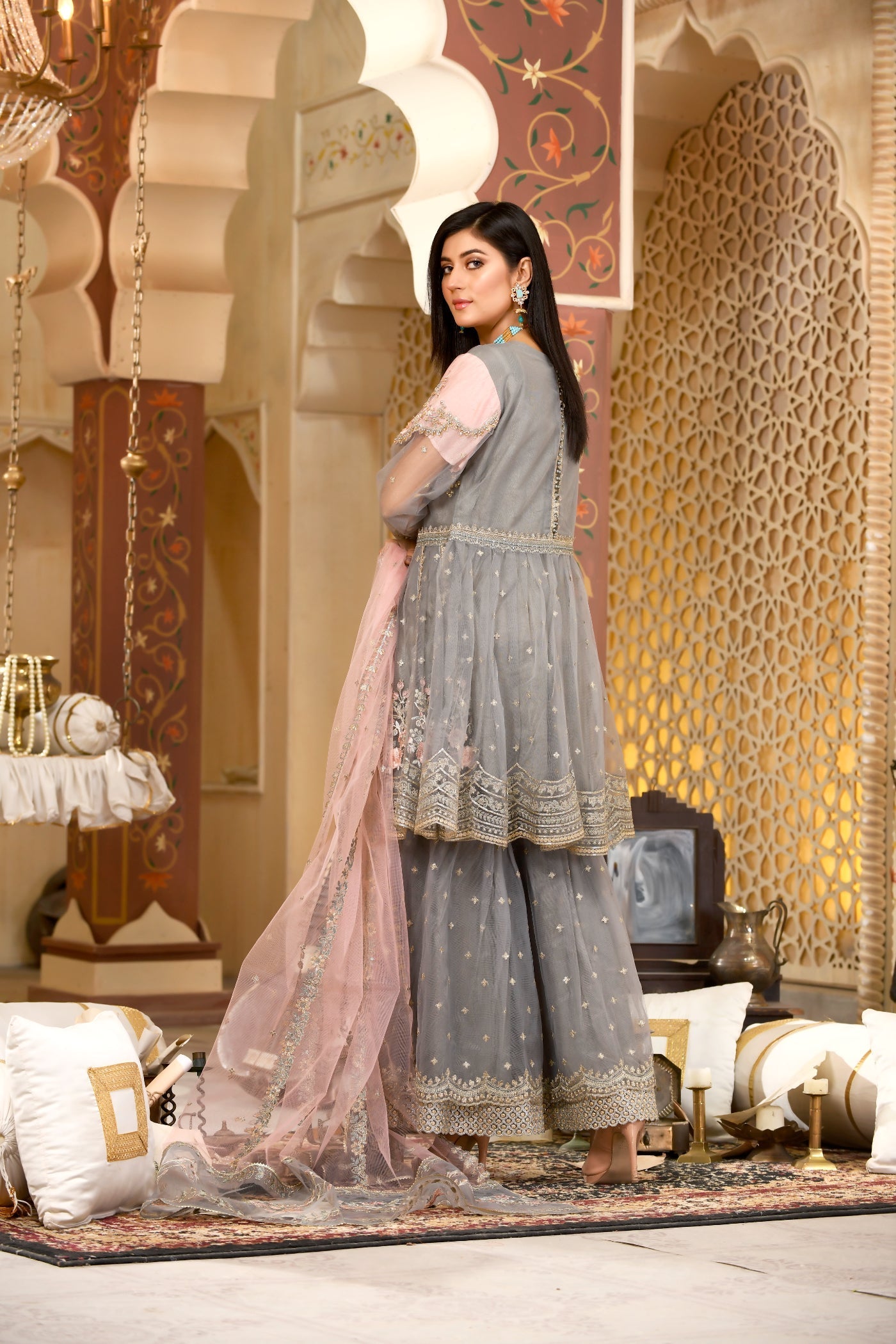 Zarqun 2204a grey Women 3pcs