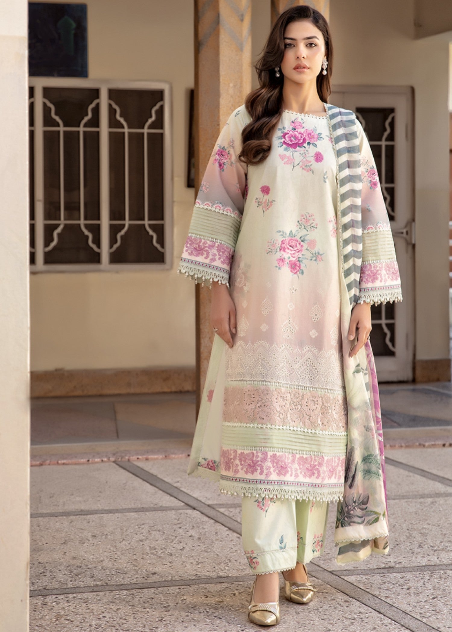 Meerak Pret AAFREEN PRET Women 3pcs