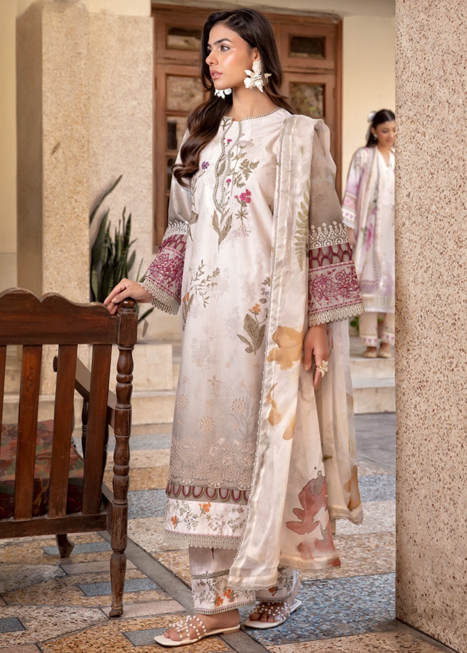 Meerak Pret MAHJABEEN PRET Women 3pcs