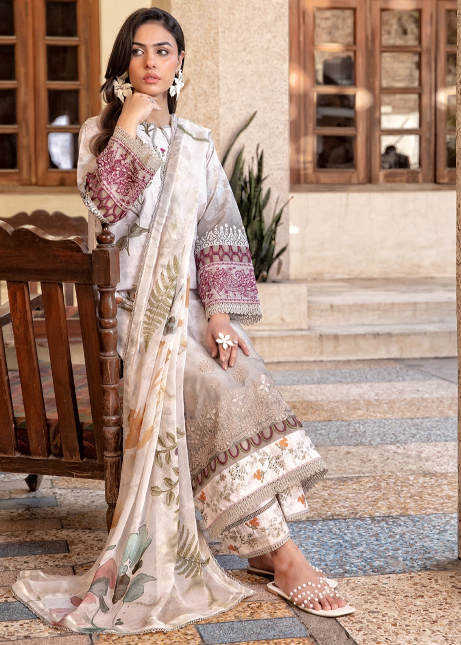 Meerak Pret MAHJABEEN PRET Women 3pcs