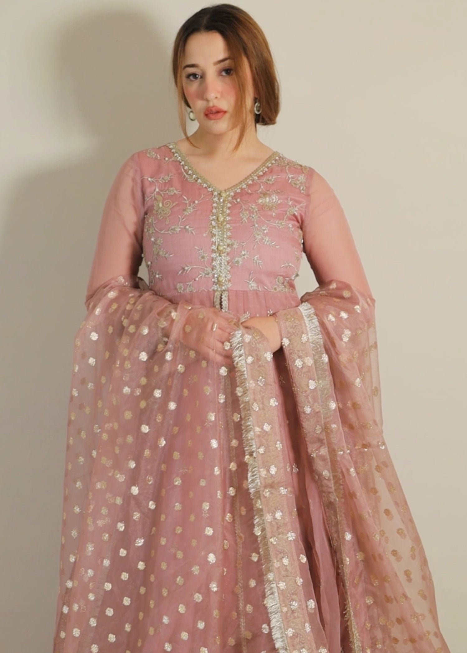 Rang-e-Haya Zarnash (lylic pink) Women 4pcs
