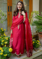 Rang-e-Haya Aina (fuchsia Pink) Women 3pcs