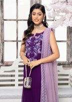 Hemstitch Violet Women 4pcs