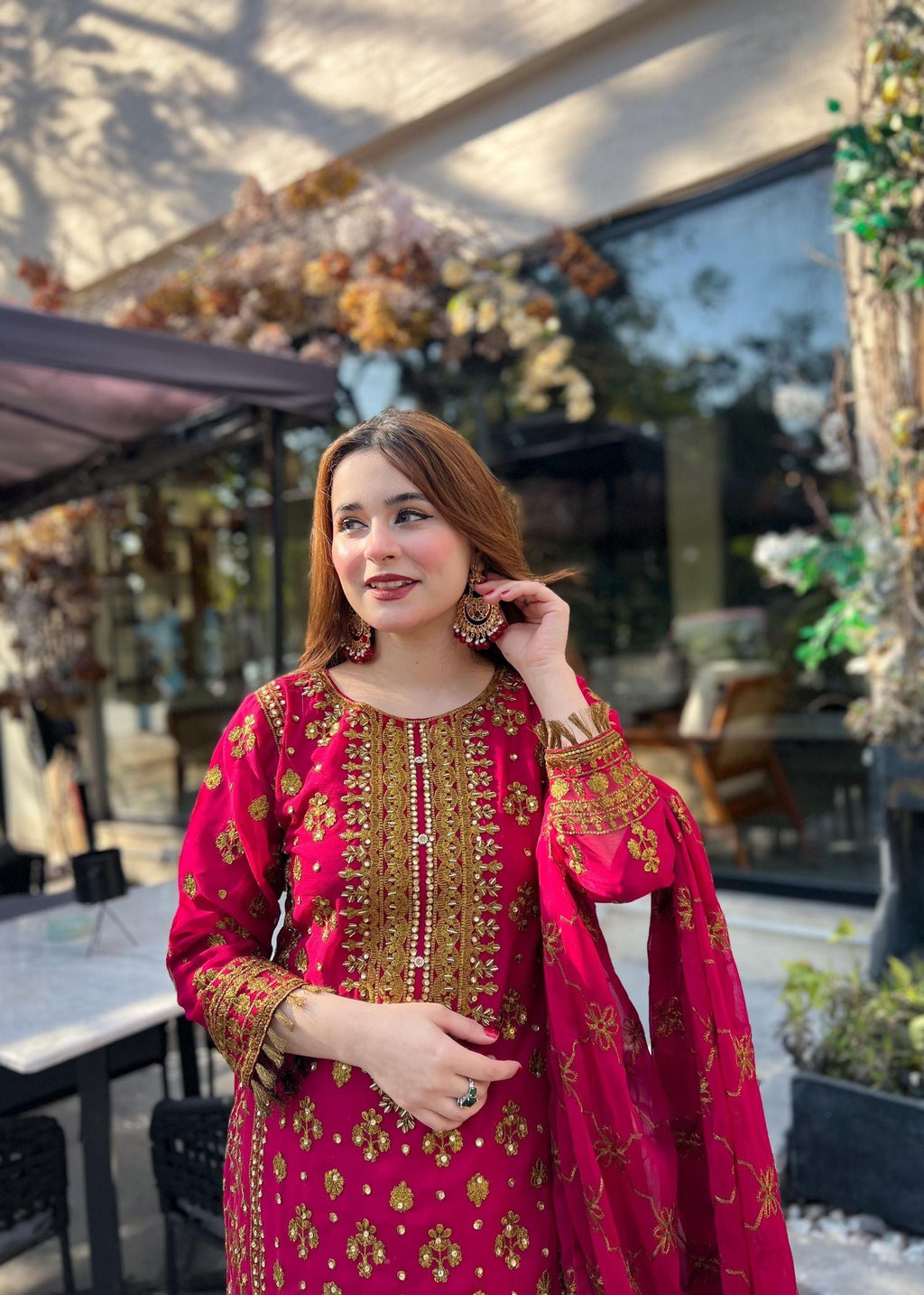 Rangoon Clothing Zeba Hotpink Women 3pcs