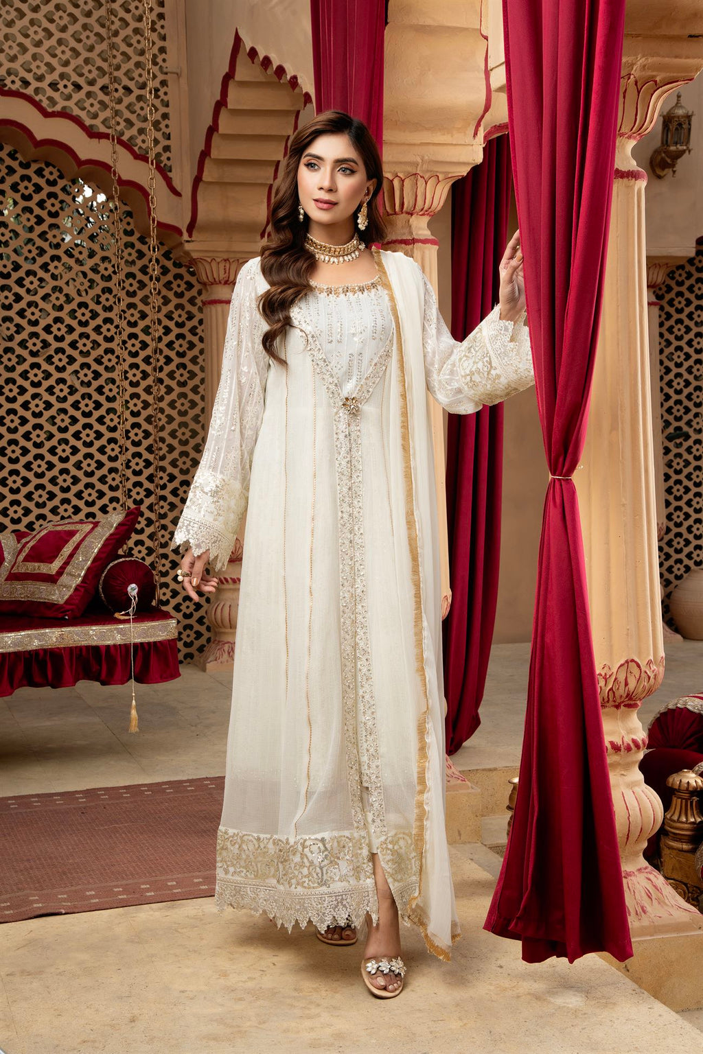 Manahils B 005 OFF WHITE Women 4pcs