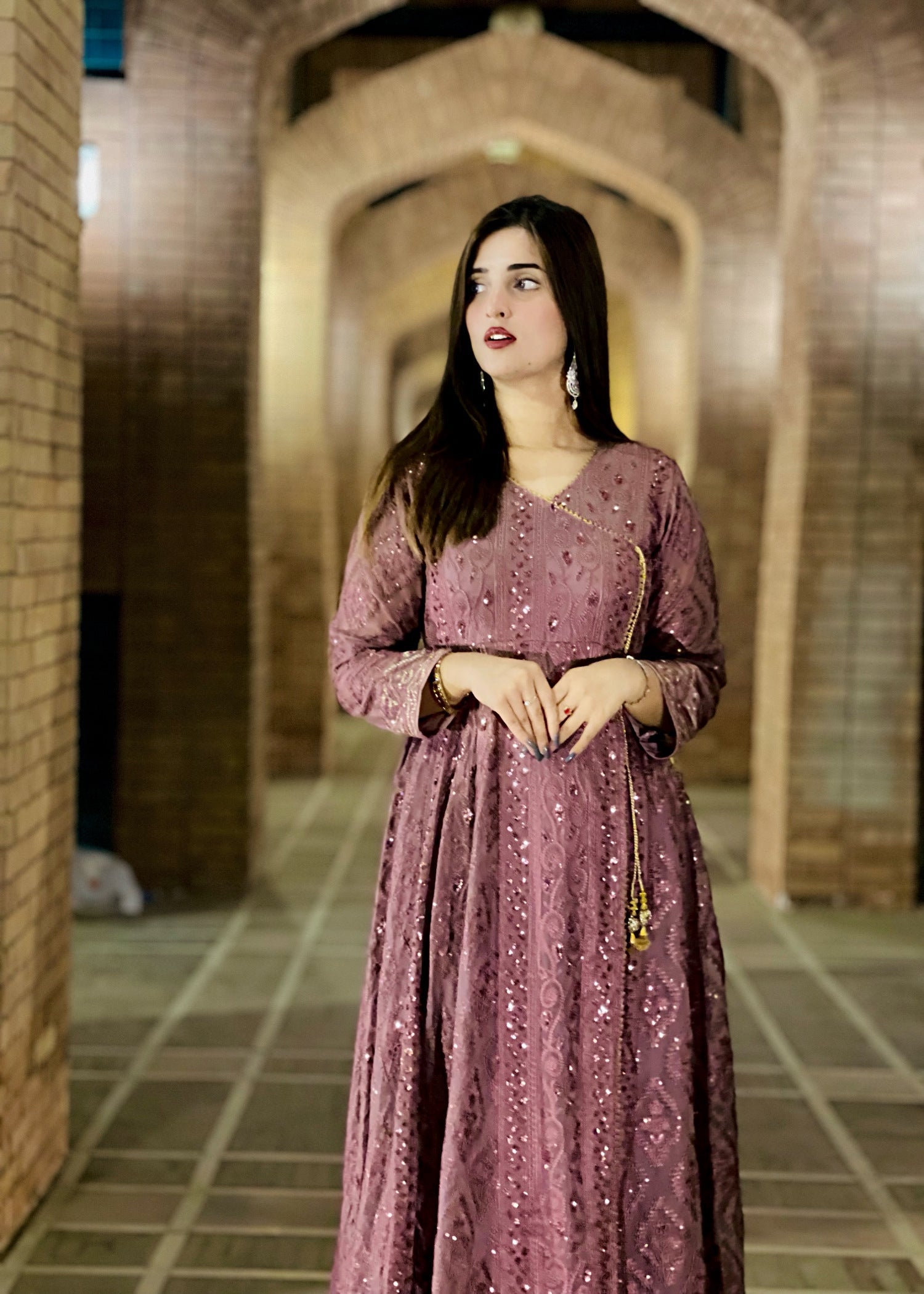 Four Season Boutique MONA ANGRAKHA MAUVE PINK Women 3pcs