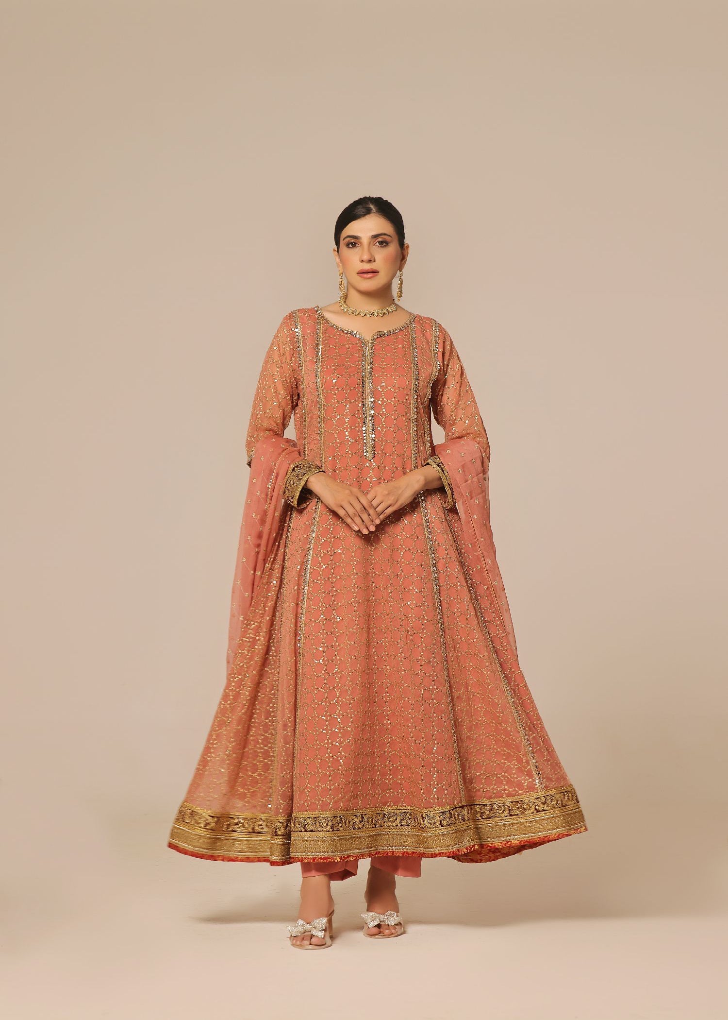 Ayesha Closet Shehzadi Coral Charm Women 3pcs