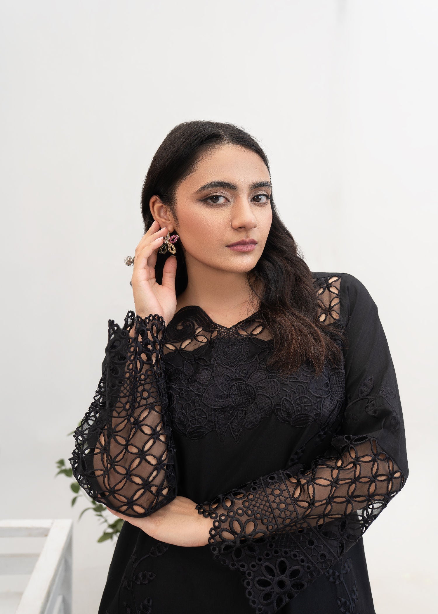 Sahibas By Mirza Jasmine Black Women 2pcs