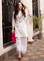 Sahibas By Mirza Morni white Women 2pcs