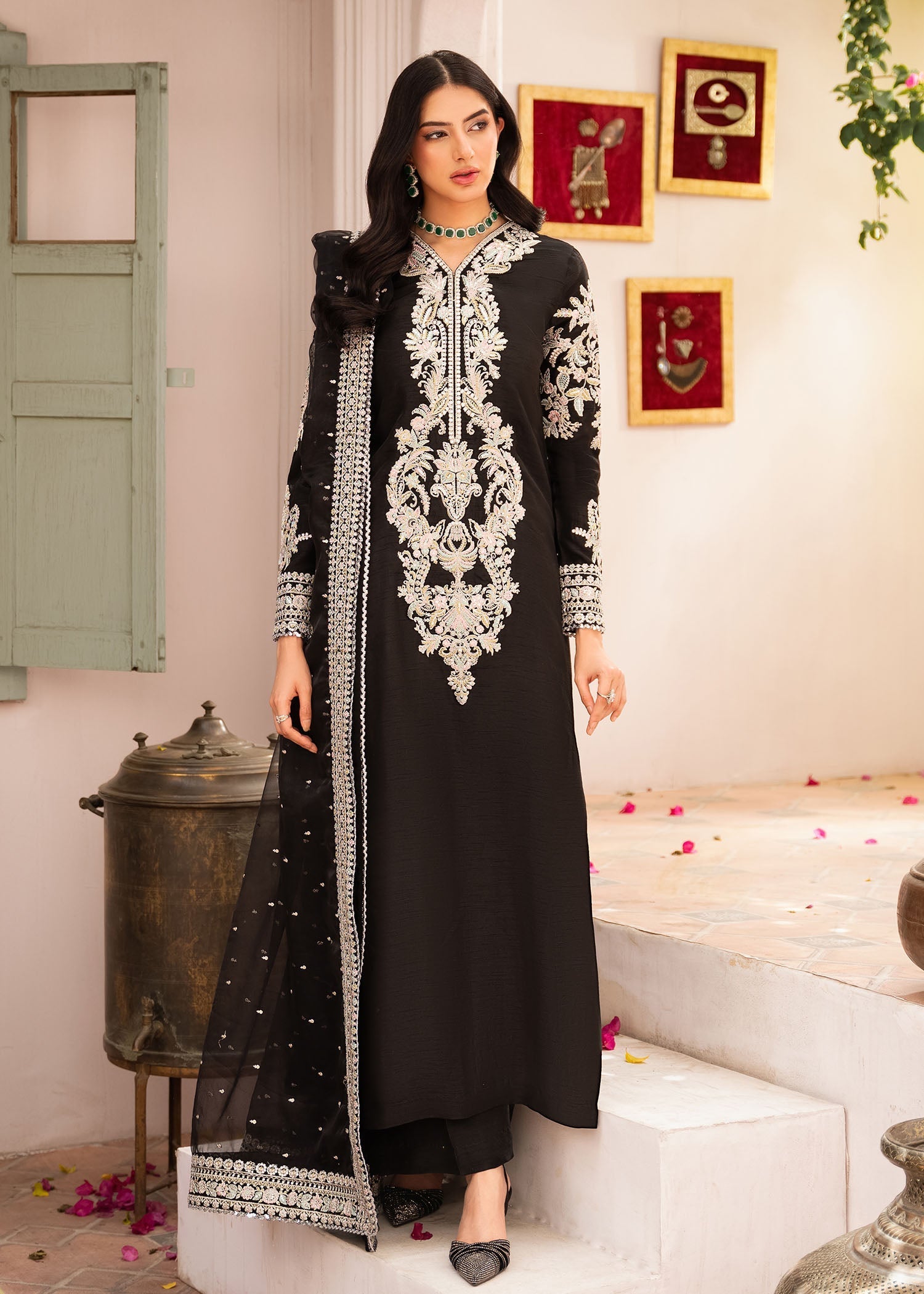 Rang-e-Haya Arrin (Black) Women 3pcs