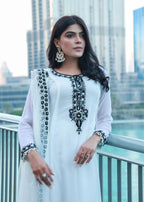Khuda Baksh Creations Z 285 White Women 4pcs